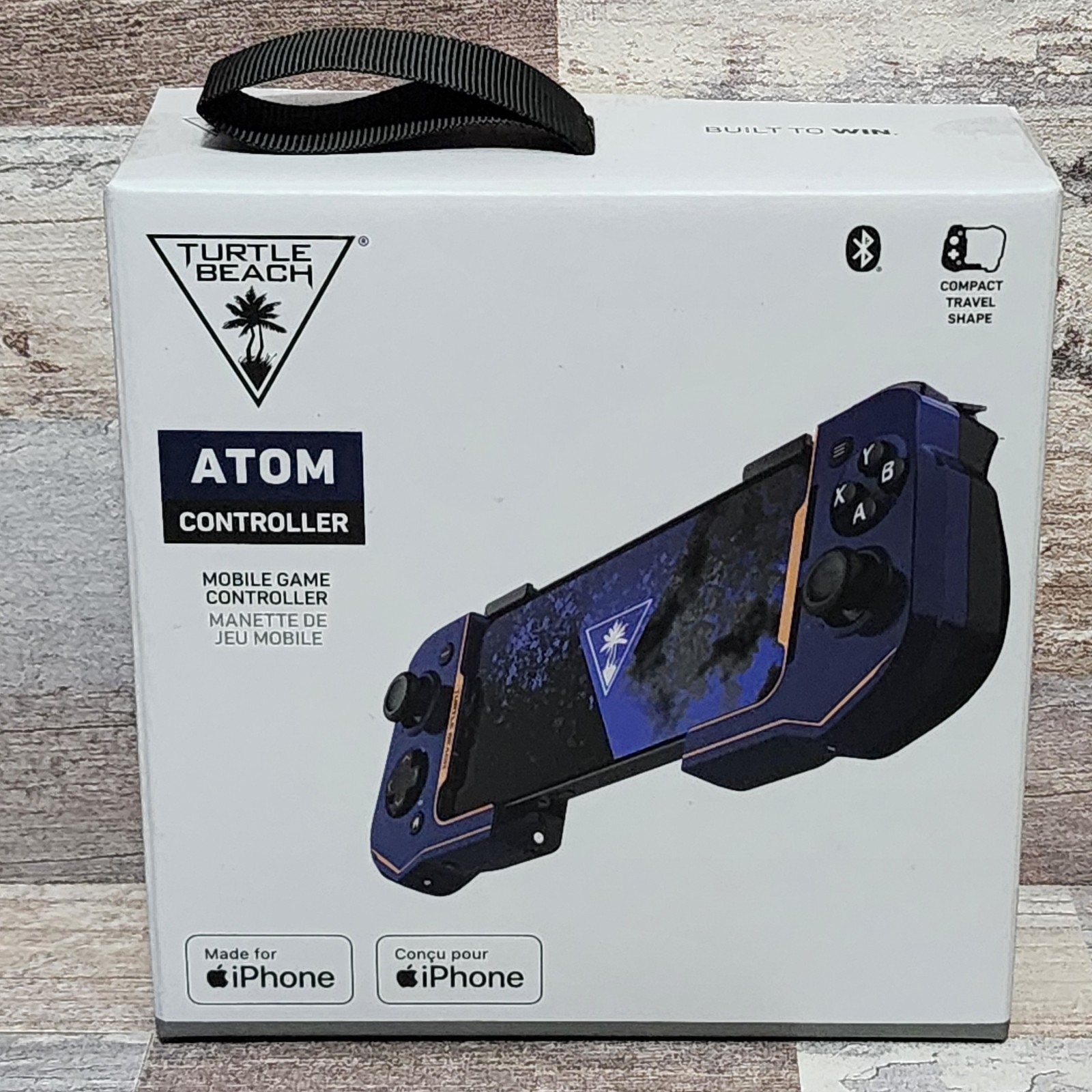 Turtle Beach Atom Mobile Gaming Controller Bluetooth iPhone Cloud – Cobalt Blue