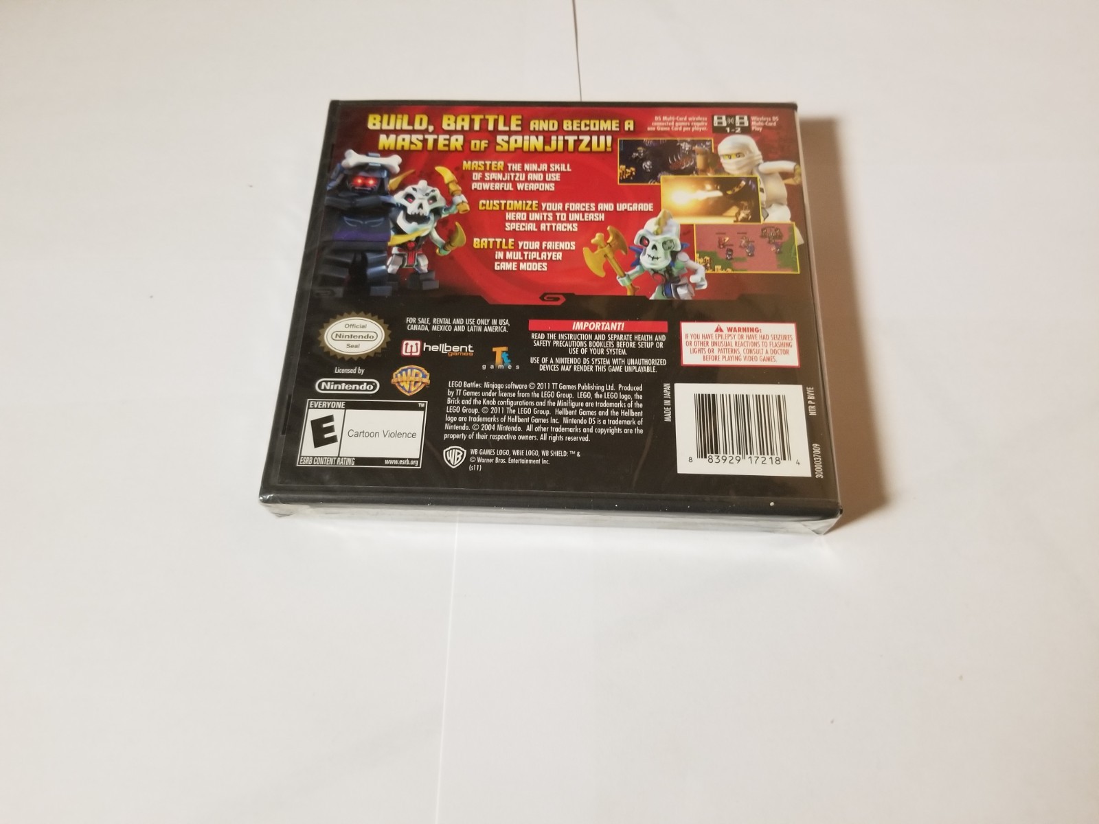 LEGO Battles: Ninjago Nintendo DS new