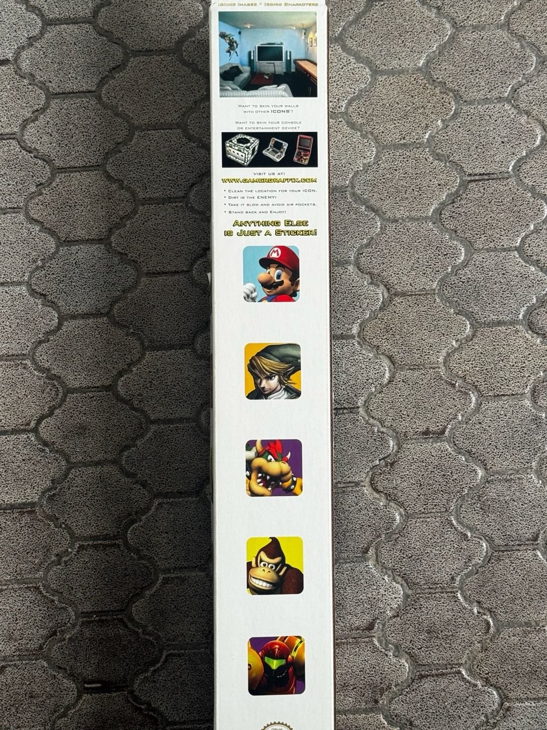 2006 Nintendo Metroid Icons Wall Sized Graffix Decal Poster GameStop Exclusive