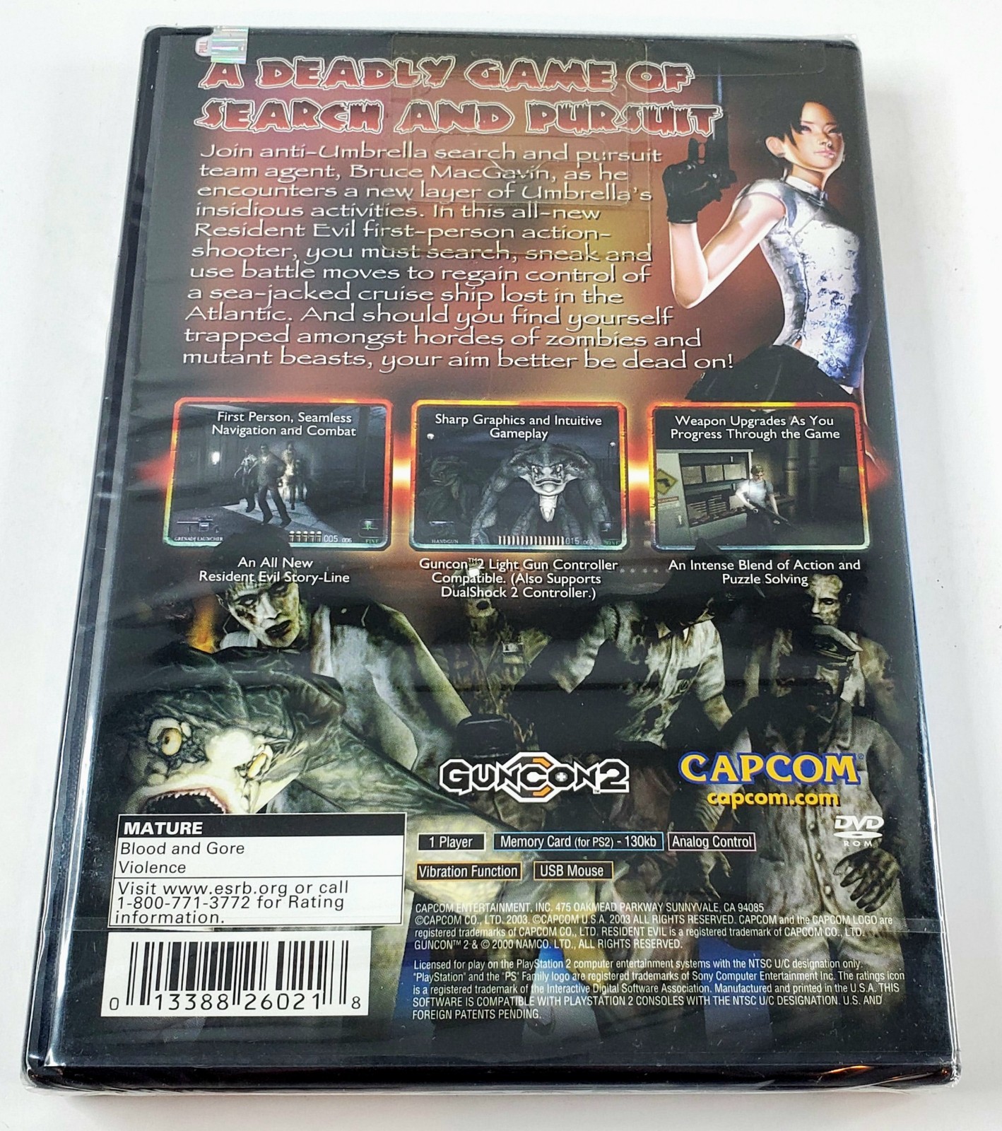Resident Evil: Dead Aim – PlayStation 2 PS2 – New / Sealed