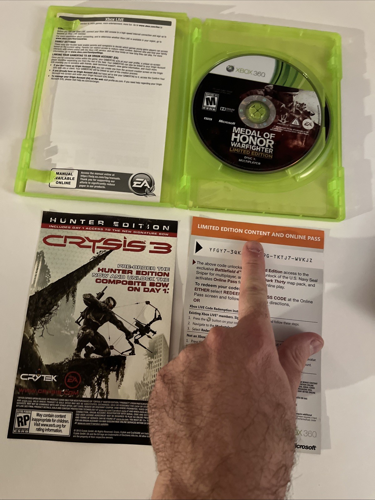 Medal of Honor: Warfighter — Limited Edition (Microsoft Xbox 360, 2012) CIB