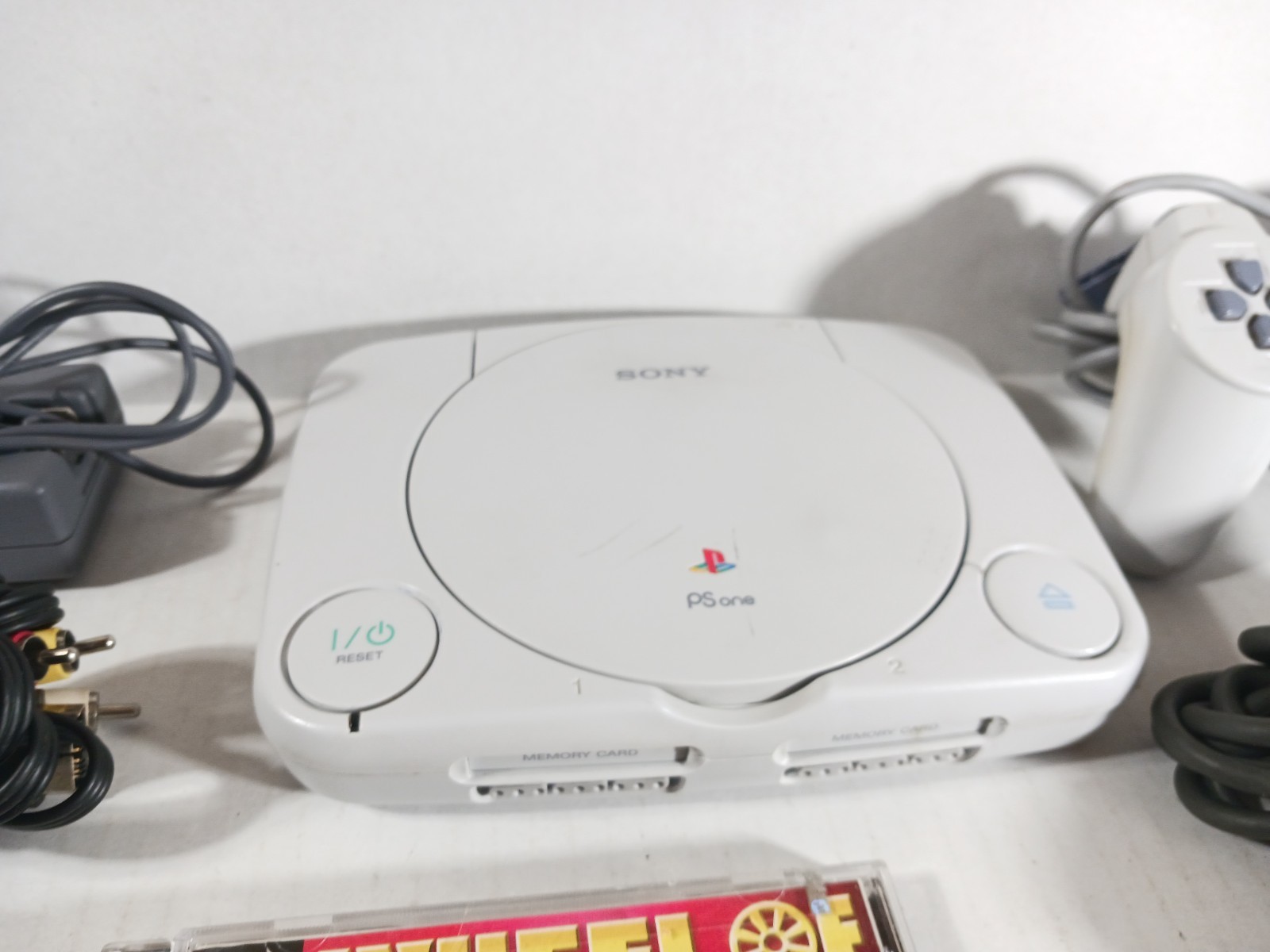Sony PlayStation 1 PS1 Starter Set OEM Cords Memory Tested Lot Wear SCPH-101