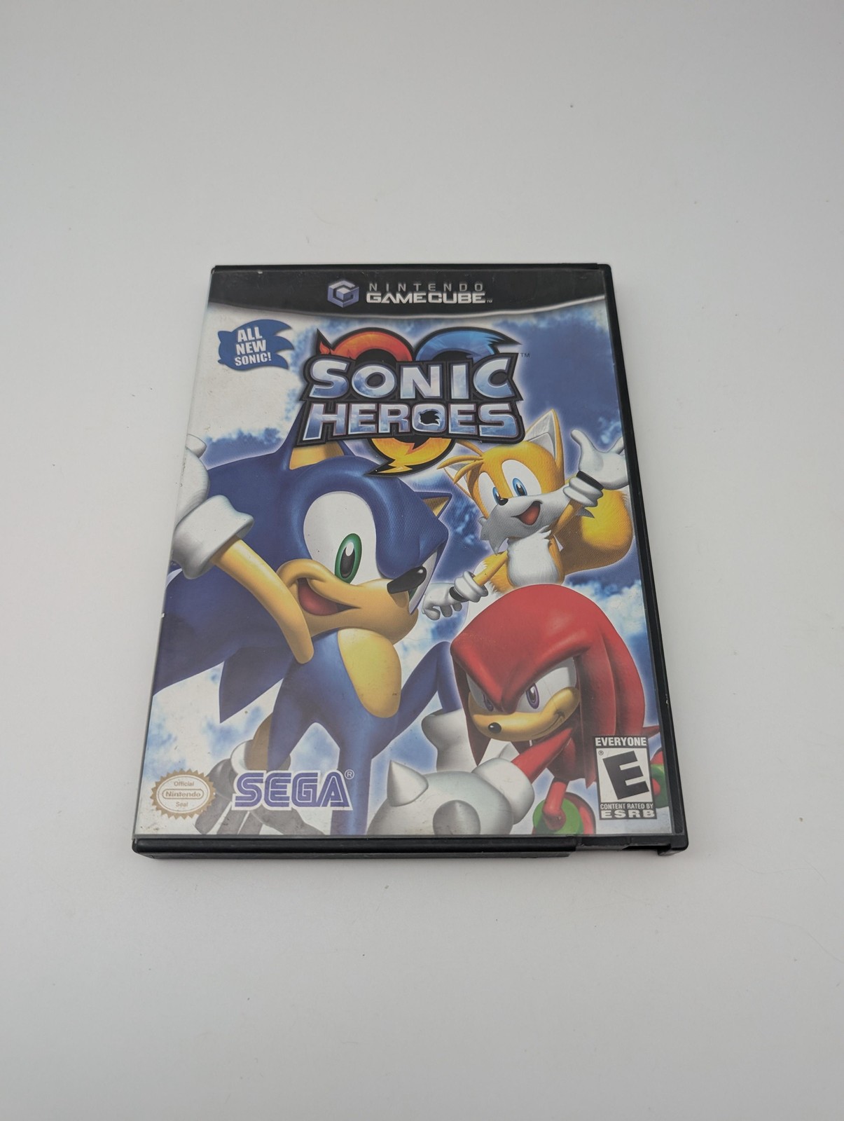 Sonic Heroes Nintendo GameCube GC Video Game Disc Case SEGA E Everyone NTSC