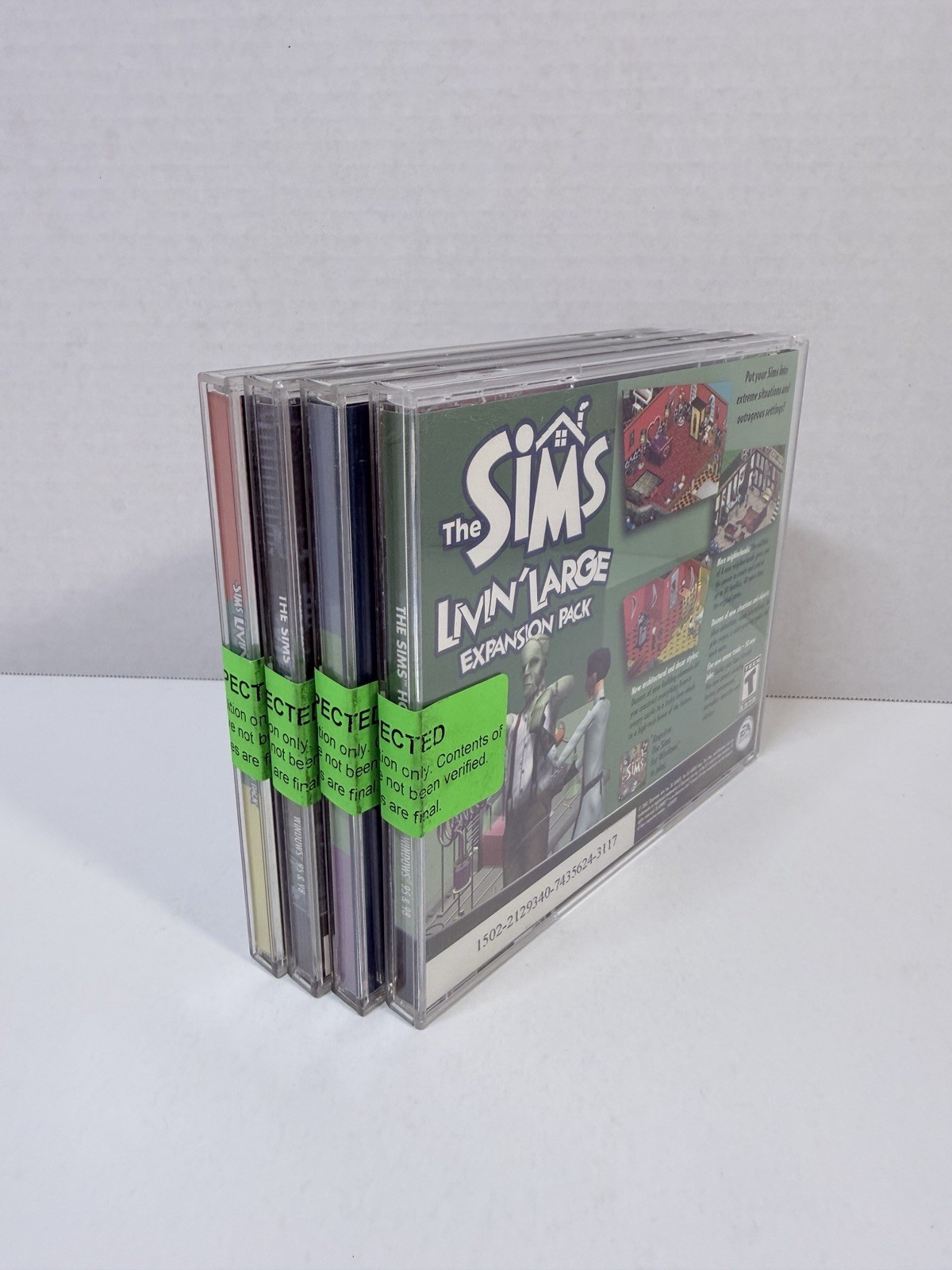 The Sims Series Expansion Packs Lot 4 PC Games Livin Large House Party Hot Date