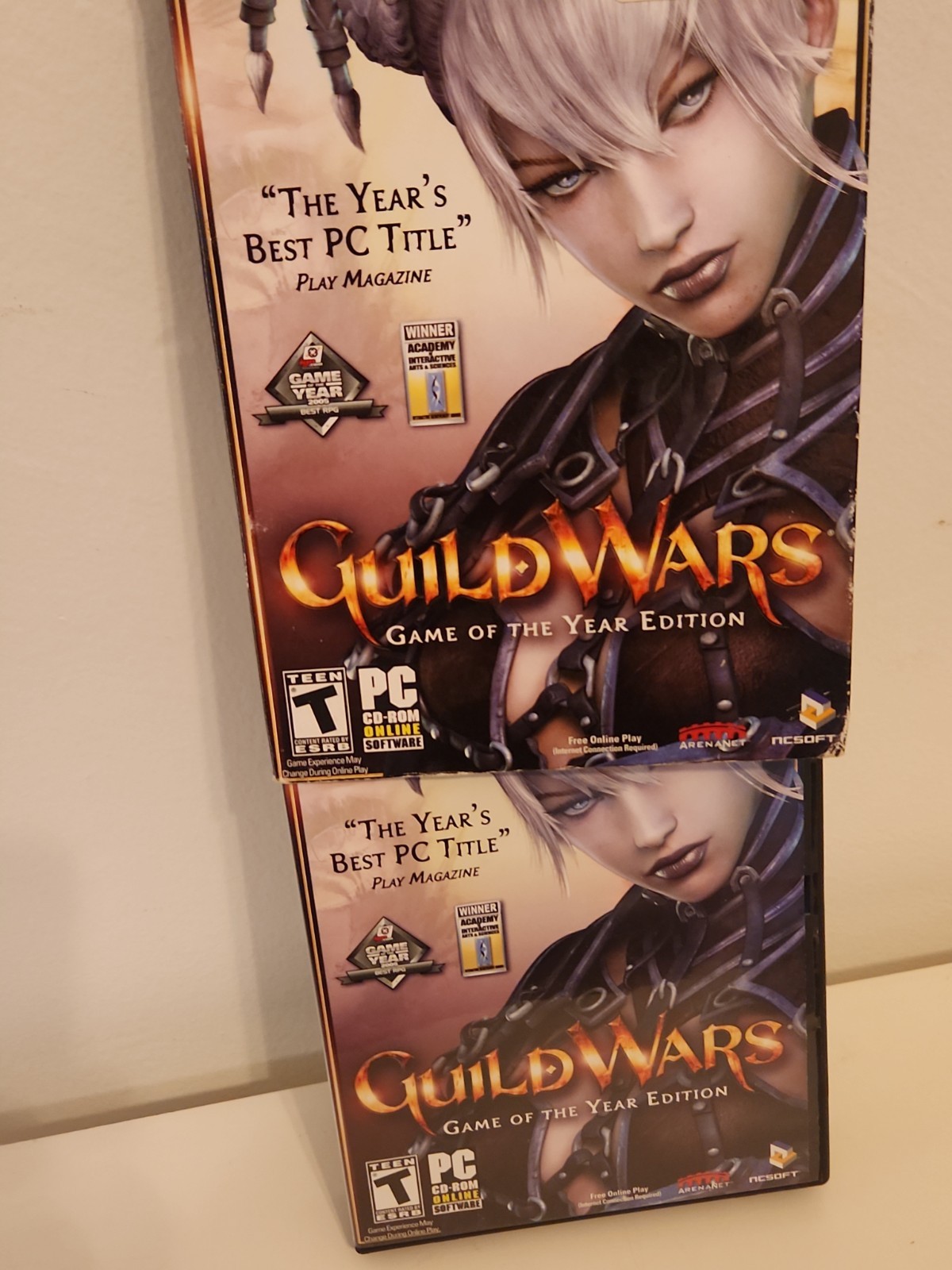 VTG – GUILD WARS – GAME OF THE YEAR EDITION – PC Game W/Manual & 2 Discs – CIB