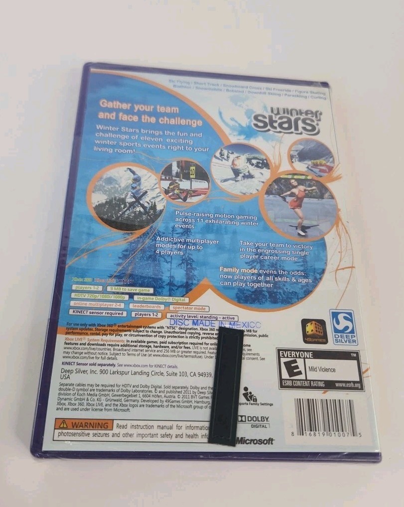 Winter Stars (Microsoft Xbox 360, 2011) .