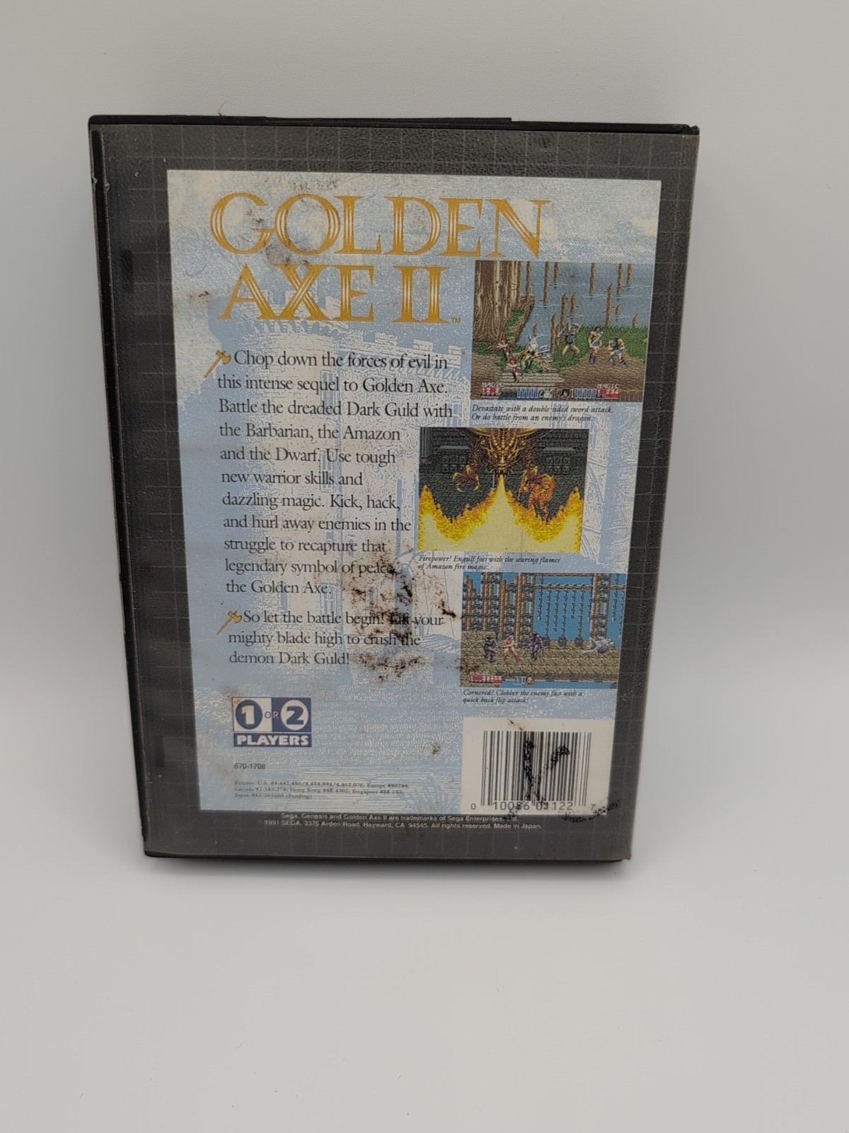 Golden Axe II (Sega Genesis, 1991) Untested