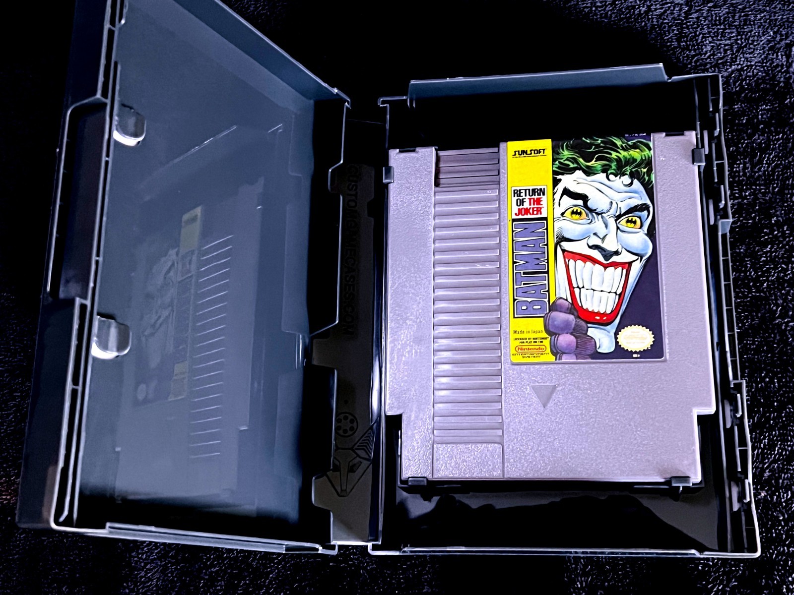 1991 BATMAN: RETURN OF THE JOKER w/CASE • VINTAGE NES NINTENDO