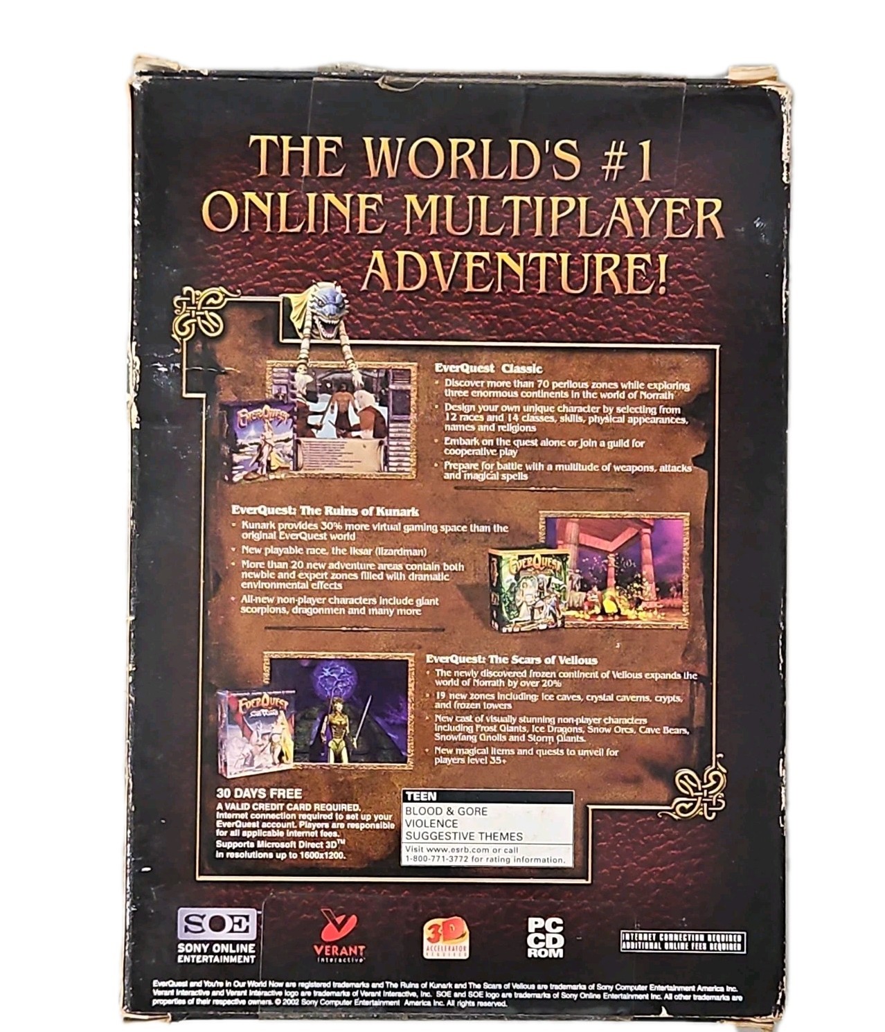 EverQuest PC CD-ROM Games Lot of 9 Dragons Luclin Dungeons Norrath Omens War