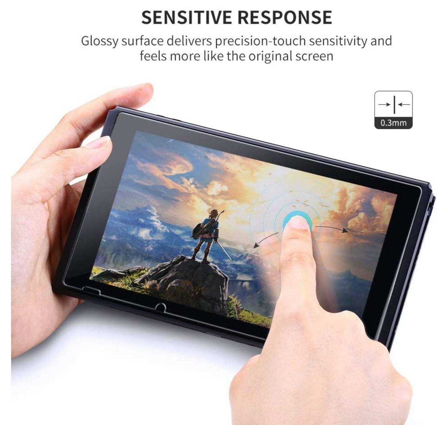 Lot of Nintendo Switch Premium Tempered Ultra Clear Glass Screen Protector