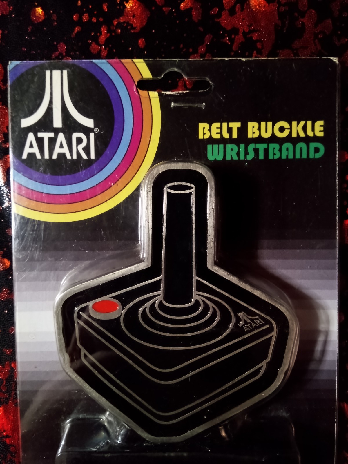 Atari Joystick Belt Buckle and Wristband Retro Style Collectible 