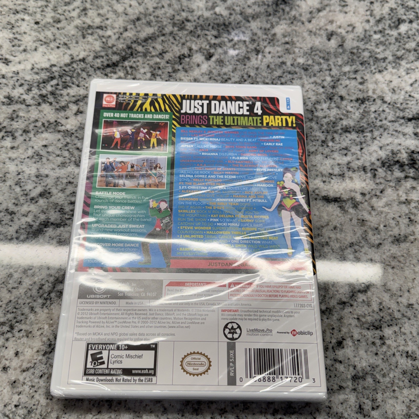Just Dance 4 New – Sealed (Nintendo Wii, 2012)