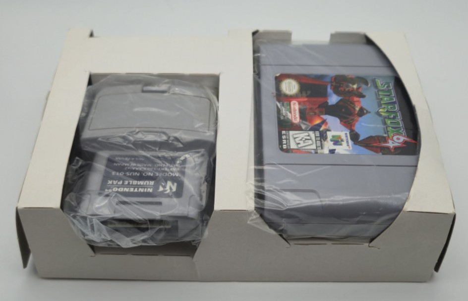 Star Fox 64 N64 Nintendo 1997 Complete in Box CIB w/ Rumble Pak Original Owner