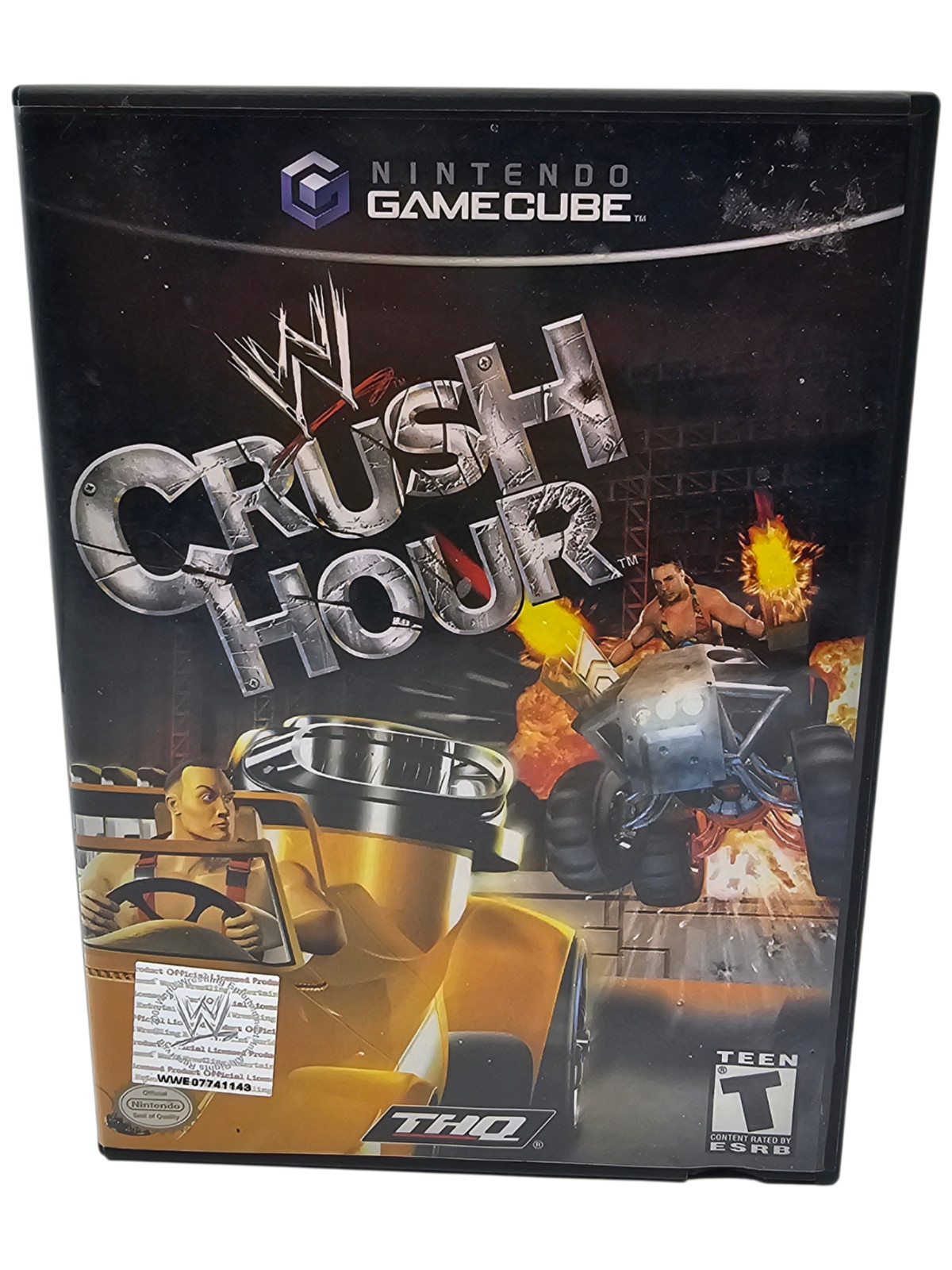 WWE Crush Hour Nintendo GameCube 2003 CIB Original Black Label Vehicle Combat