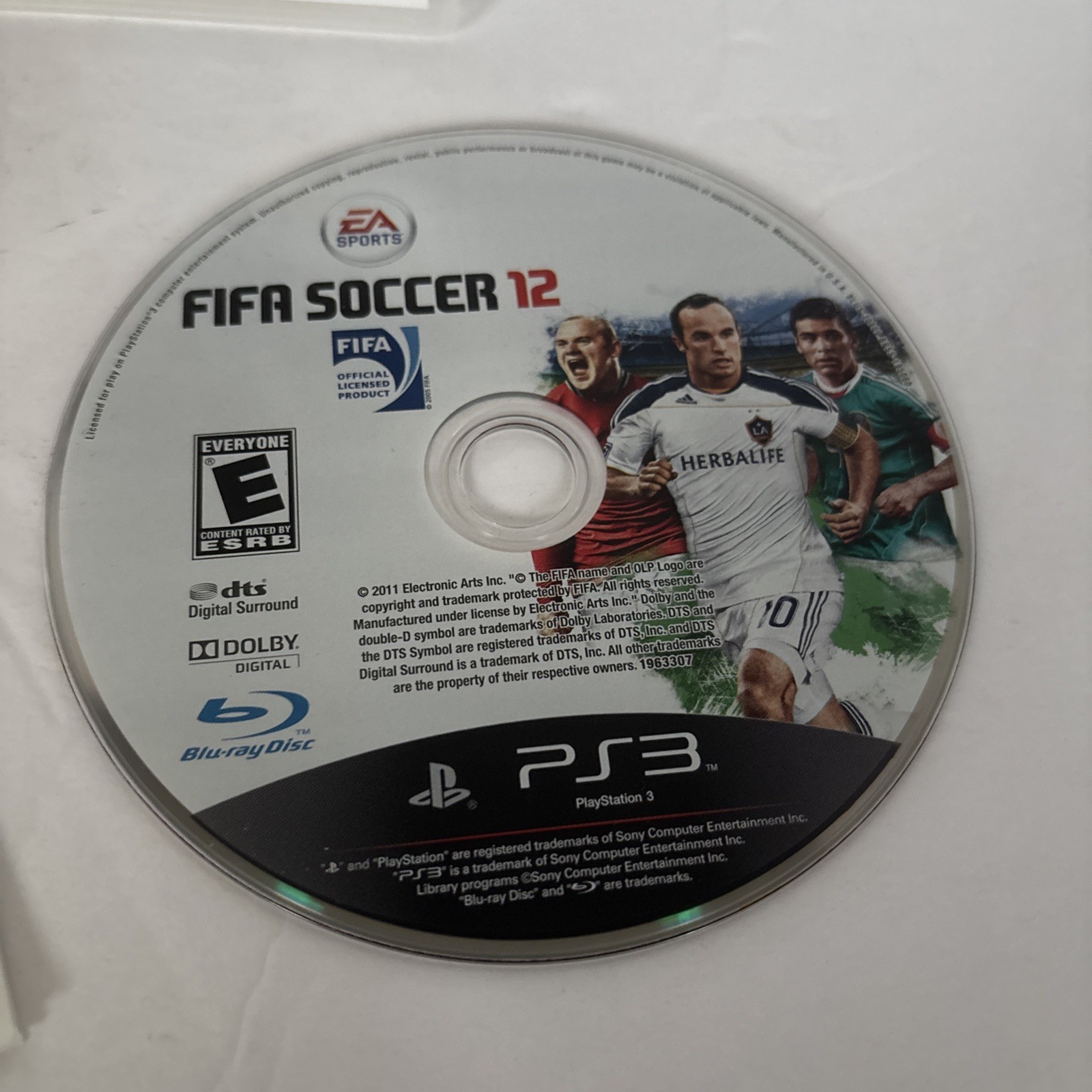 FIFA Soccer 12 (Sony PlayStation 3, 2011) Complete *TESTED & WORKING*