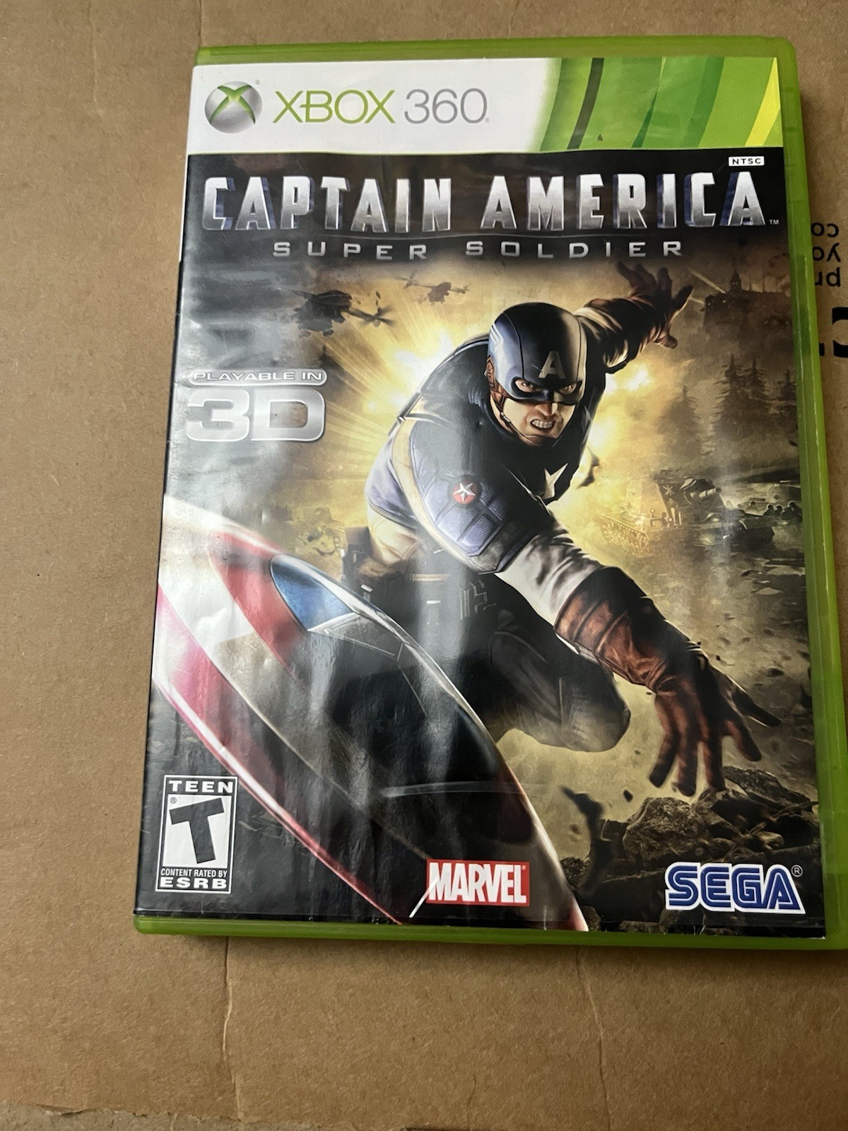 SEGA Captain America: Super Soldier Xbox 360. tested and works