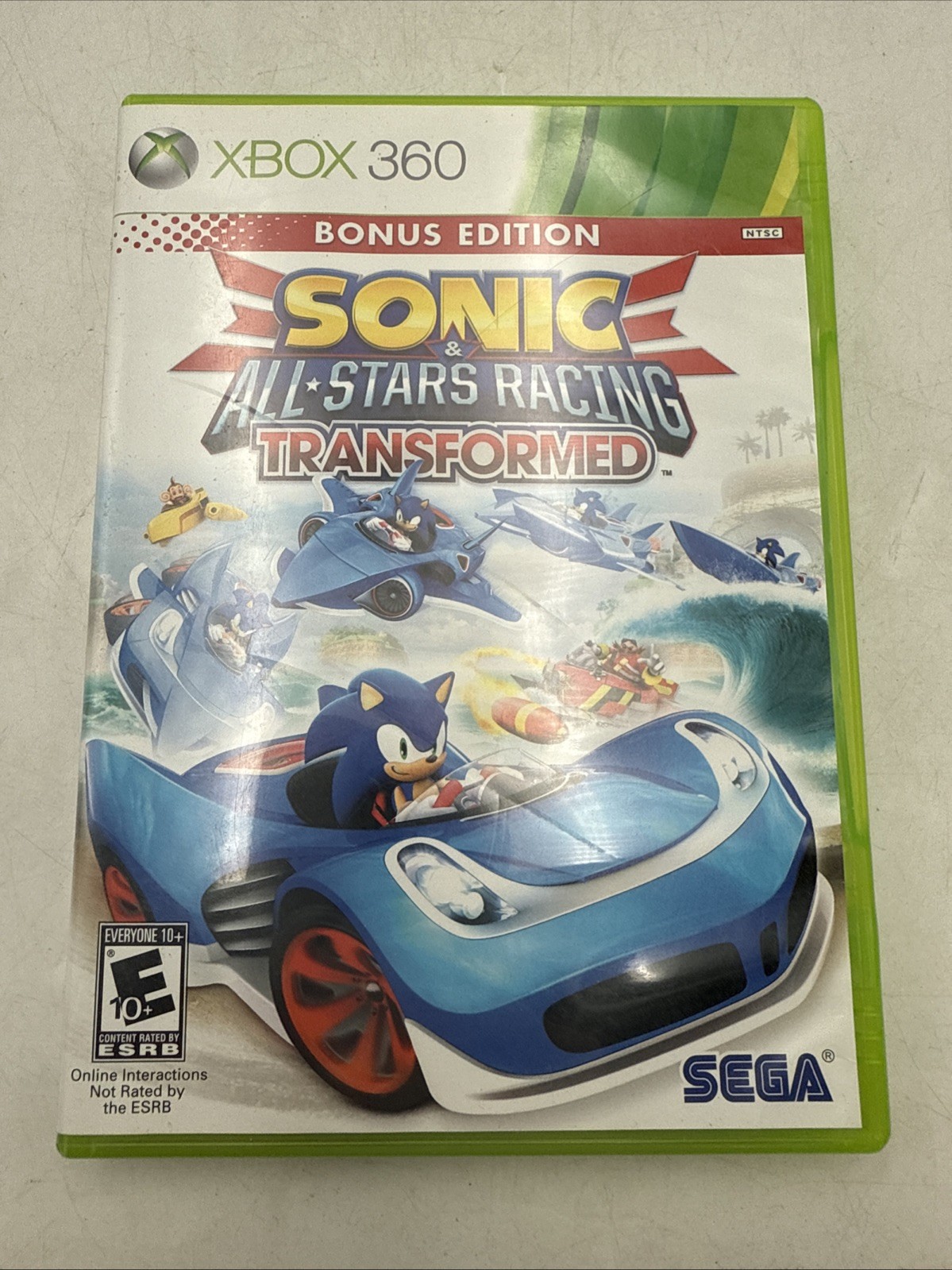 Sonic & All-Stars Racing Transformed Bonus Edition CIB Microsoft Xbox 360 Tested