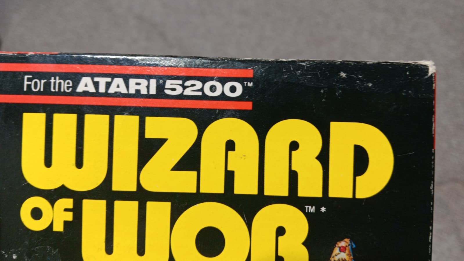 Wizard Of Wor (Atari 5200, 1984) With manual, box, and game!