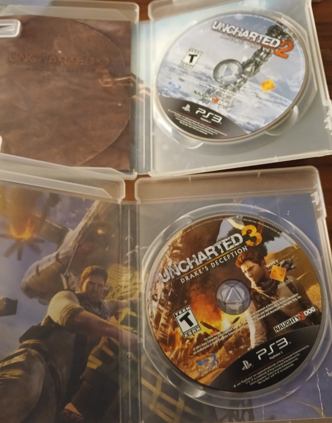 Uncharted 1 2 3 Trilogy 3 Game Lot (Sony PlayStation 3)