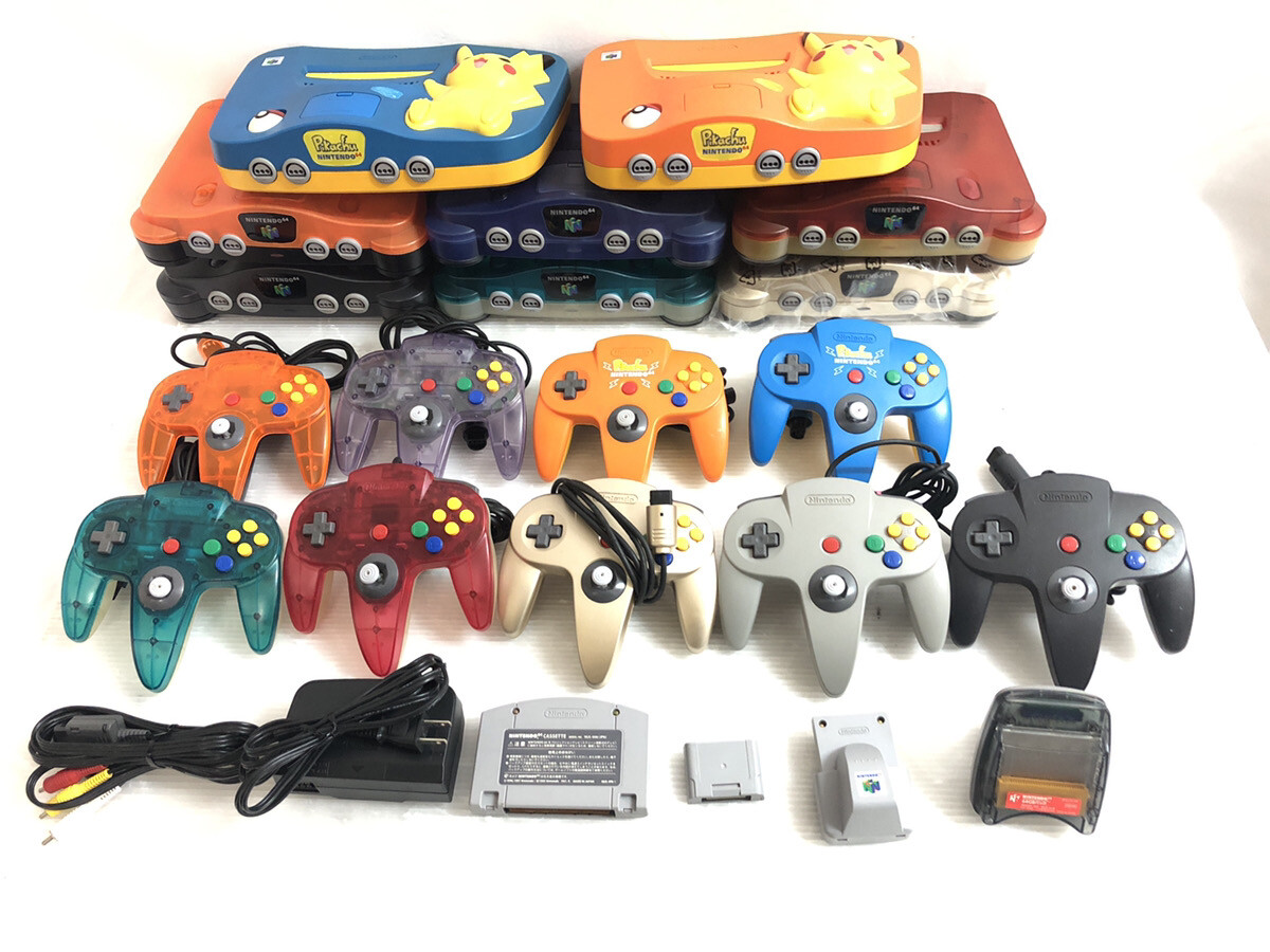 Nintendo 64 console N64 Region Free Smash Brothers Mario Kart include