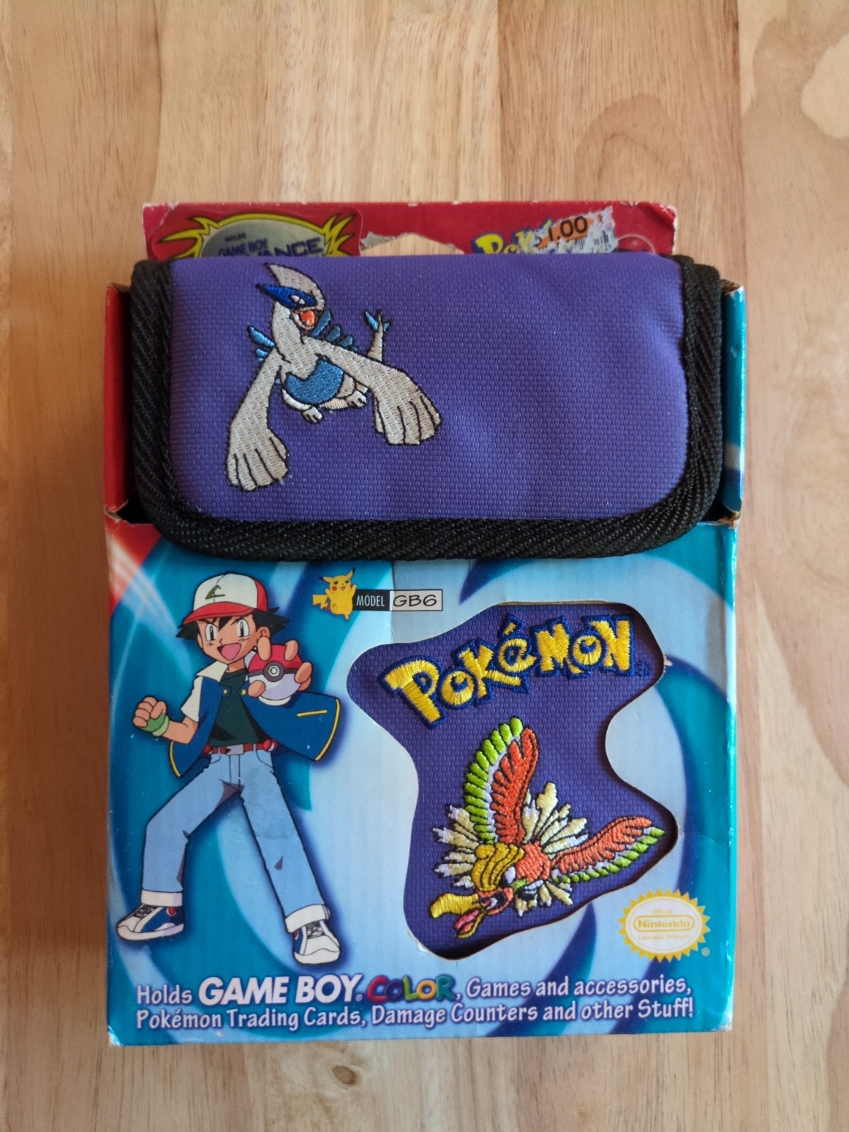 Pokemon GameBoy Color Travel Pak Game Case GB6 – Purple, Lugia Ho-Oh