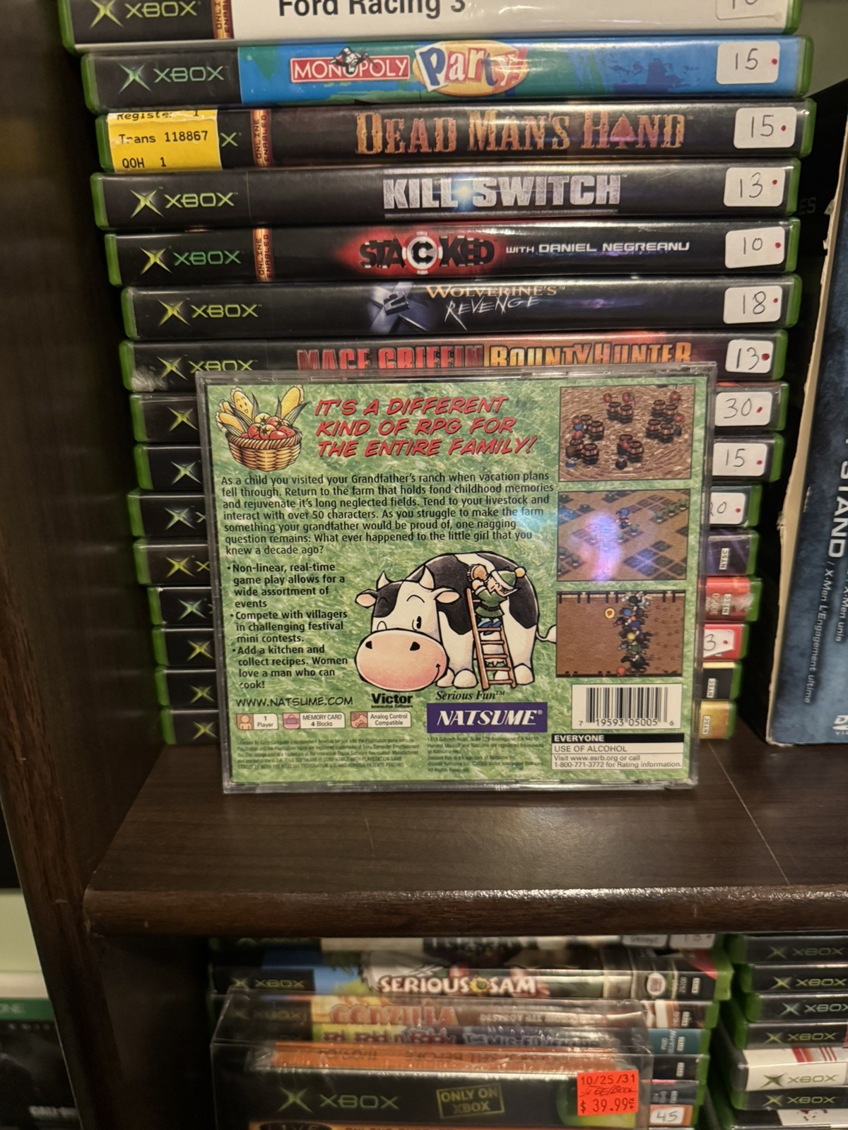 Harvest Moon: Back to Nature PS1 2000 CIB W/ Manual Fast Free Shipping!