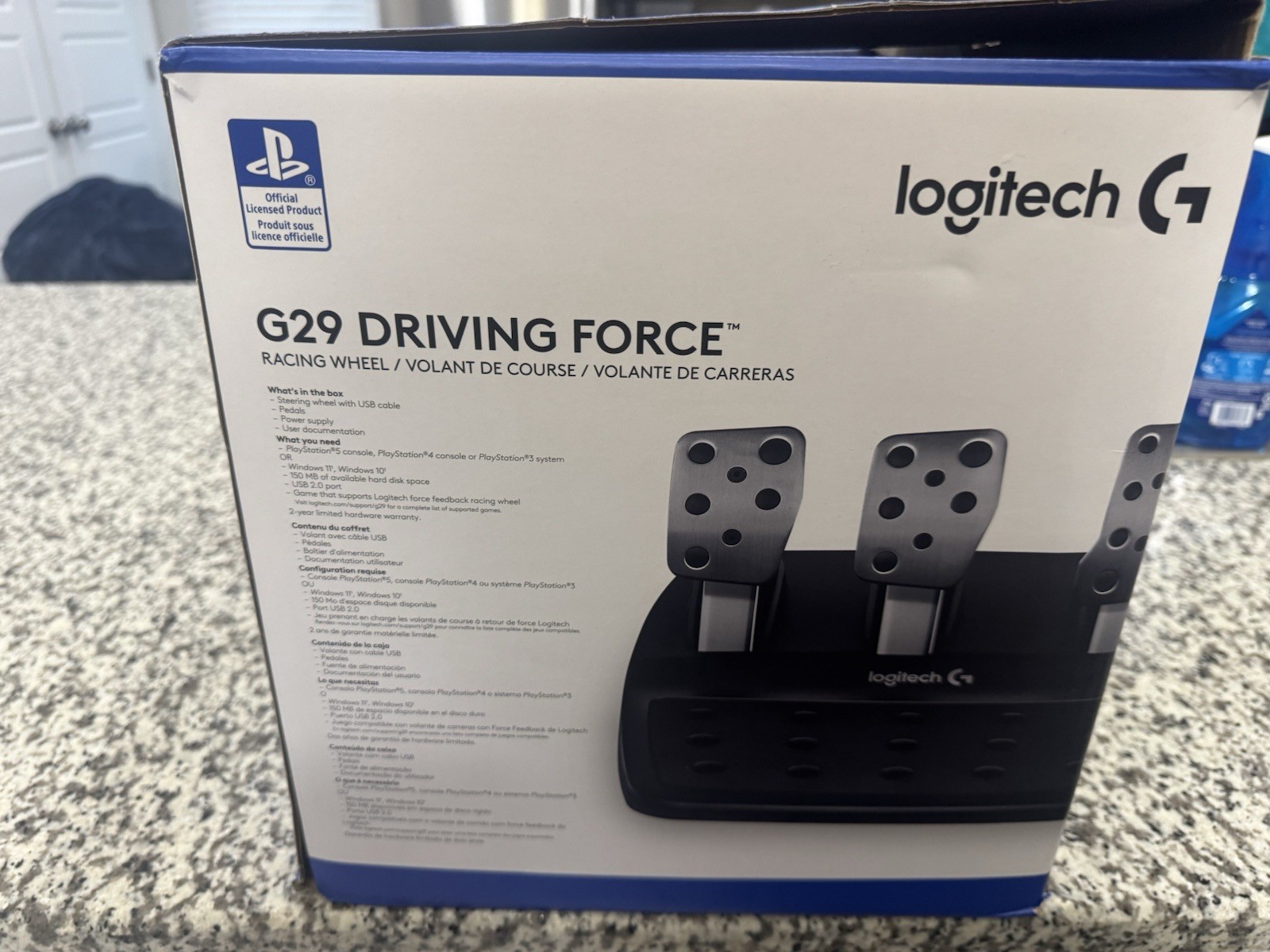 Logitech G29 Driving Force Racing Wheel – Black (941-000110)