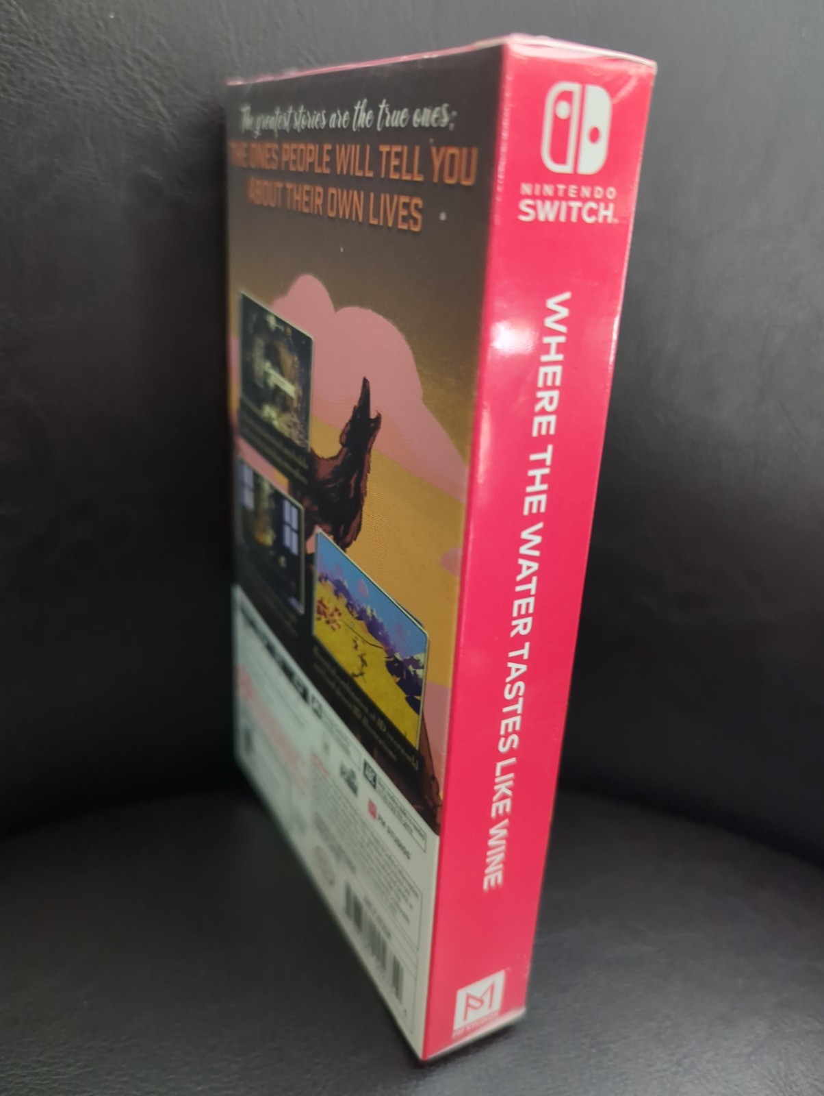 WHERE THE WATER TASTES LIKE WINE STEELBOOK EDITION Nintendo Switch New!