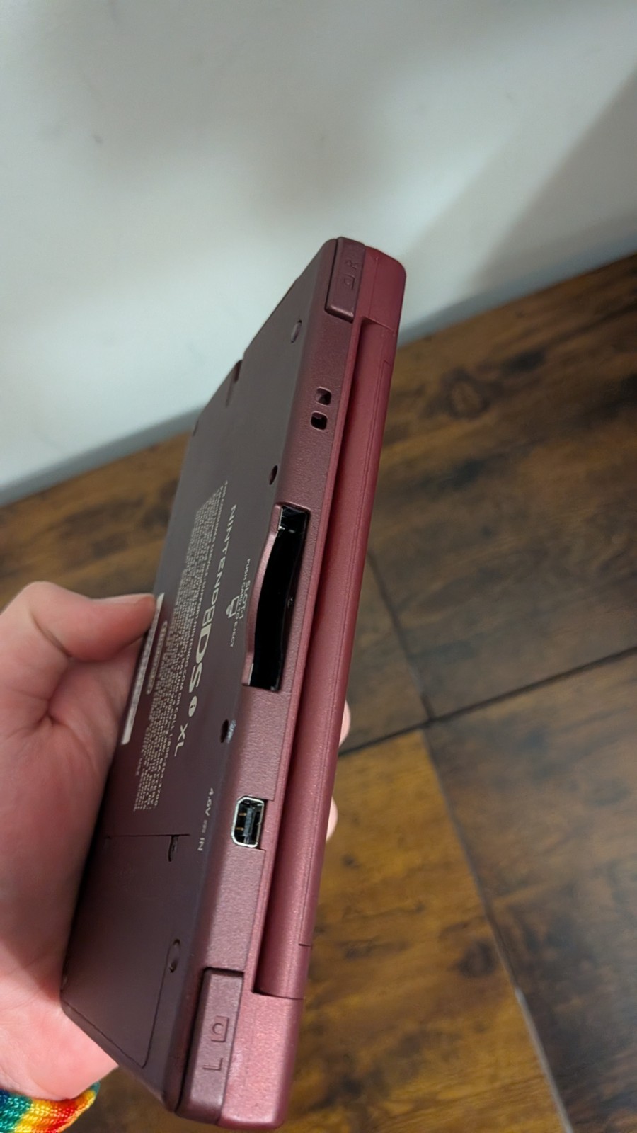 Nintendo DSi XL DS Burgundy Wine Red Console System Tested NO charger