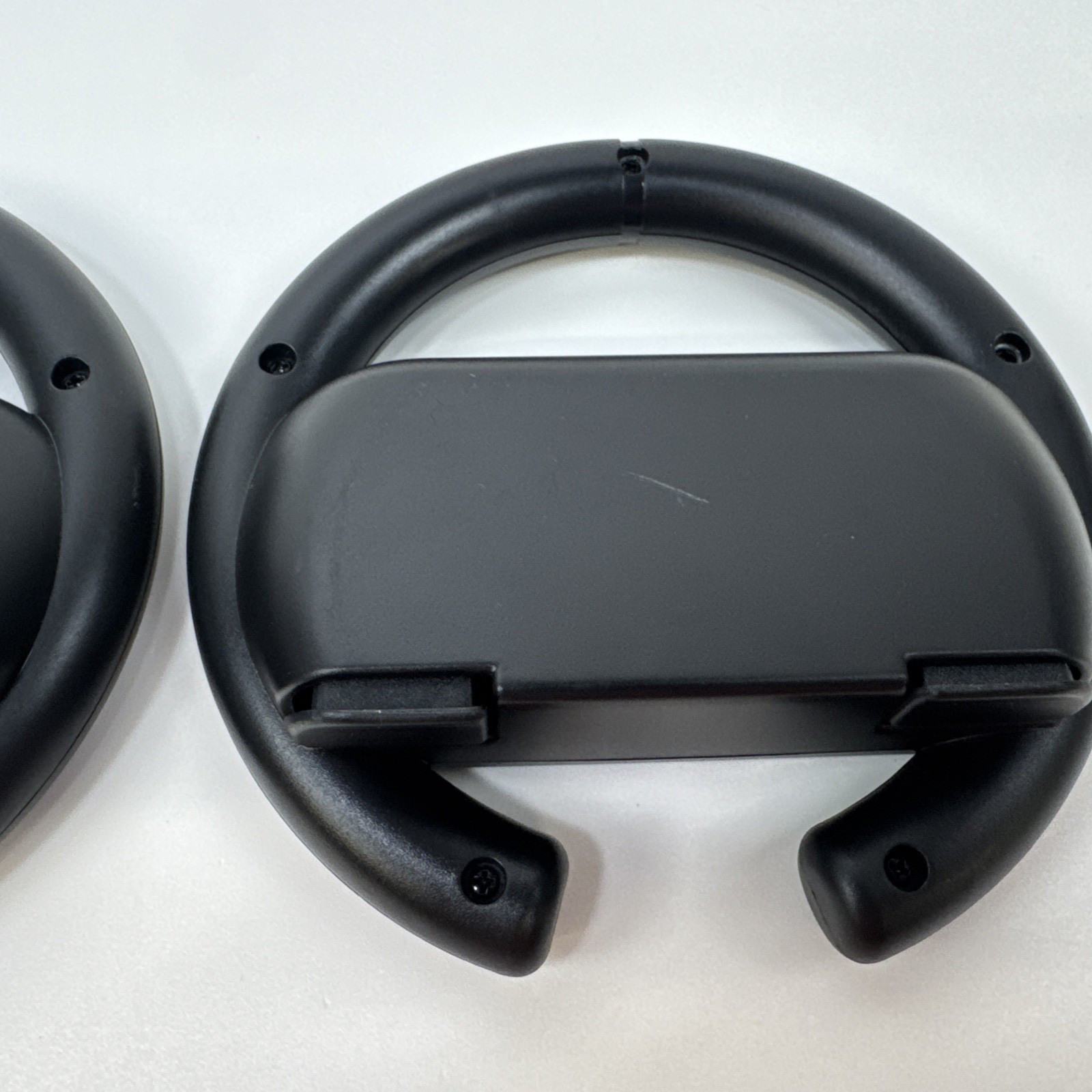 Black Steering Wheel Set for Nintendo Switch Joy-Con Mario Kart (Unbranded)