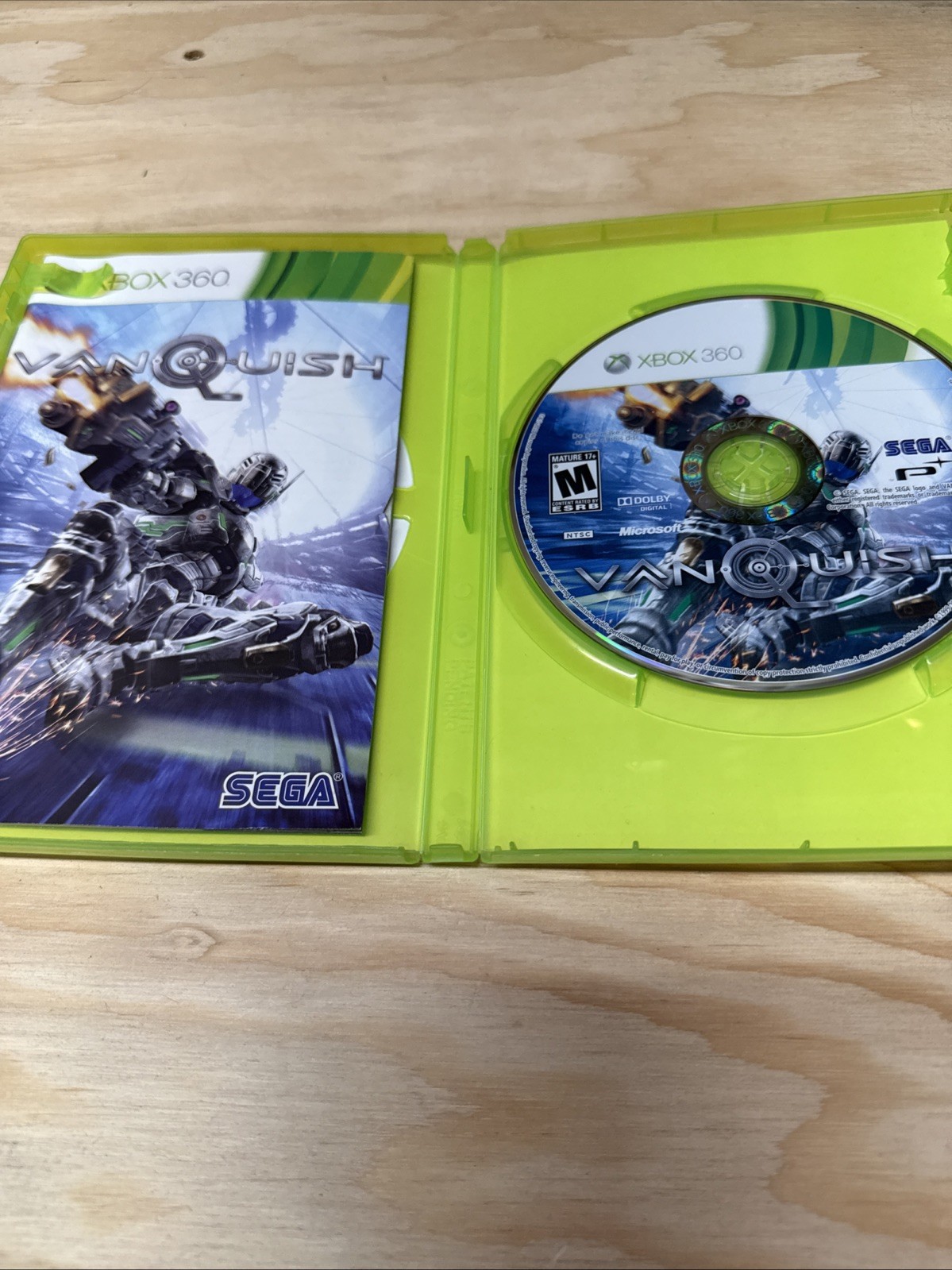 Vanquish (Microsoft Xbox 360, 2010) CIB Verified Working – w/ Fast Shipping