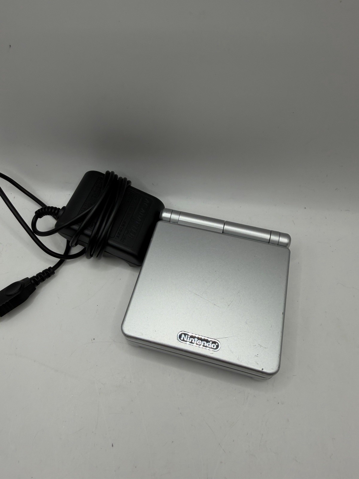 Nintendo Game Boy Advance SP Silver Console AGS-001 Handheld System