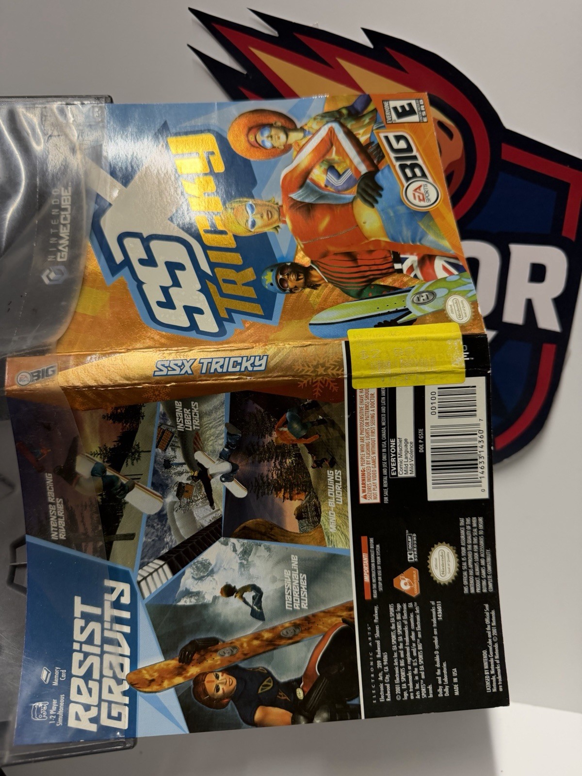 SSX Tricky OEM Cover ( Nintendo GameCube ) Empty Case Only No Game Disc Included
