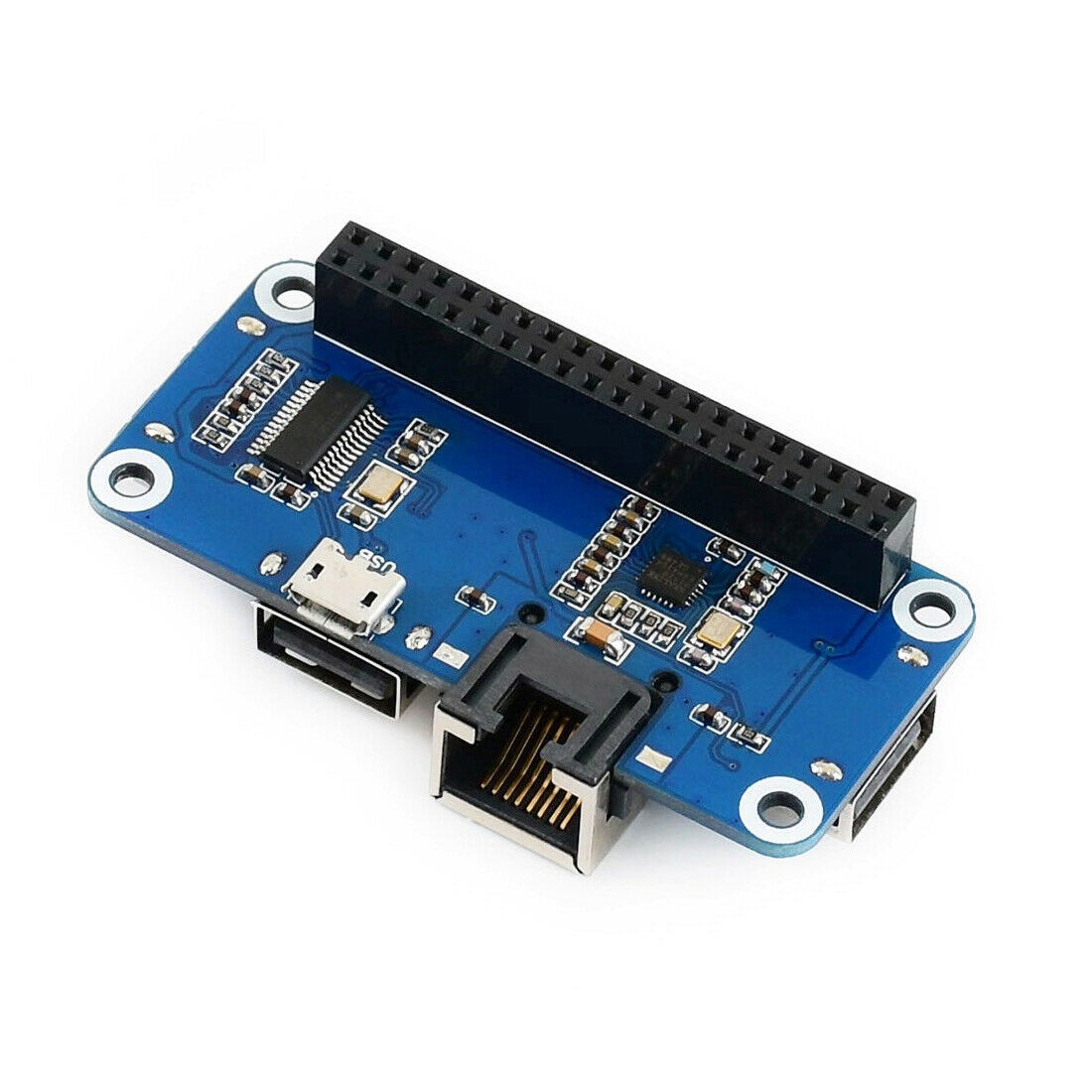 Ethernet USB 2.0/1.1 RJ45 HUB HAT Board Kit For Raspberry Pi Zero/Zero W/Zero WH