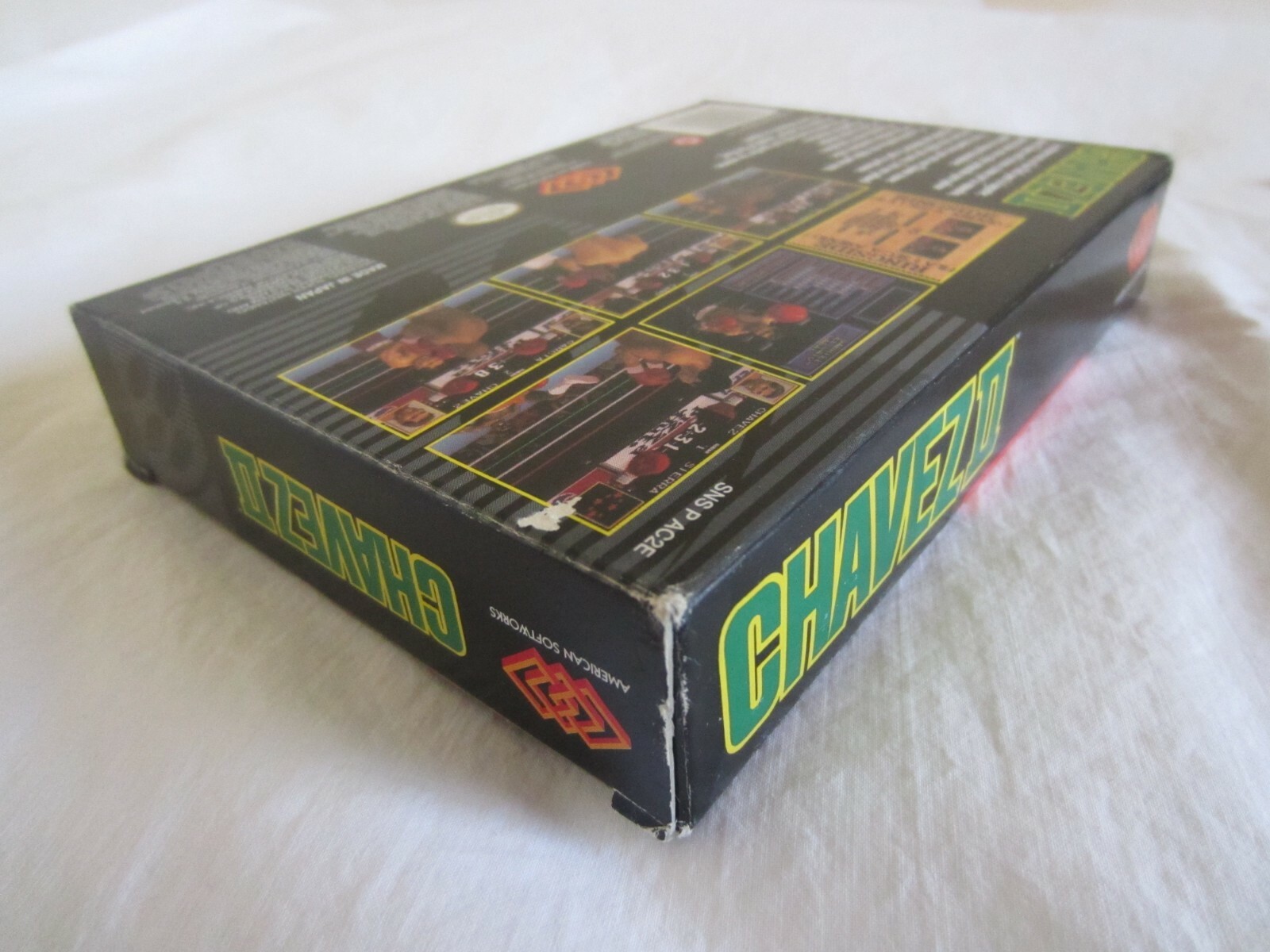 Chavez Boxing II (SNES) Super Nintendo CIB Complete Box 1994 ASC RARE