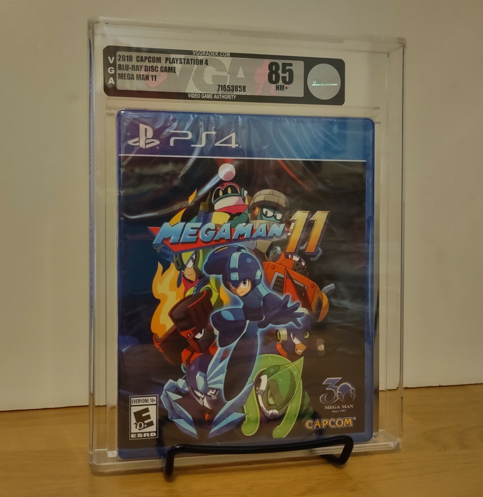 Mega Man 11 (Sony PlayStation 4, 2018) ps4 SILVER VGA 85 NM+