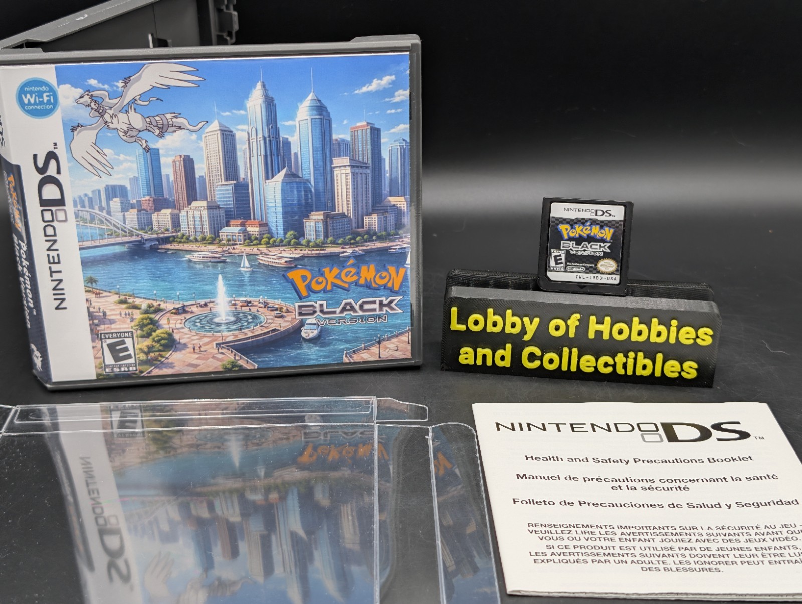 Pokemon Black Version ( Nintendo DS ) Authentic – Custom Cover Art – Tested