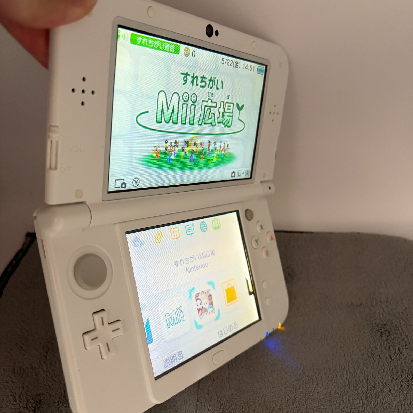 【Excellent5】TOP IPS Nintendo New 3DS LL XL Pearl White Handheld Game Console