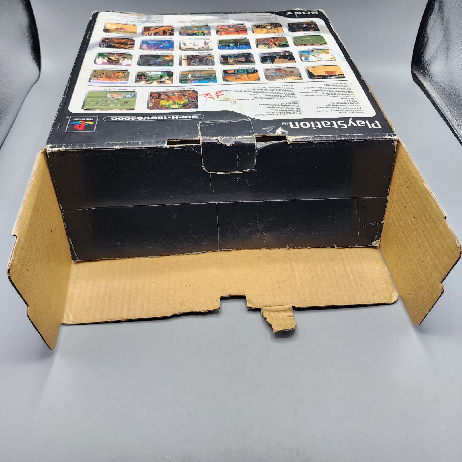 Sony PlayStation SCPH-1001 Console Box, Foam & Insert ONLY / No Console / READ