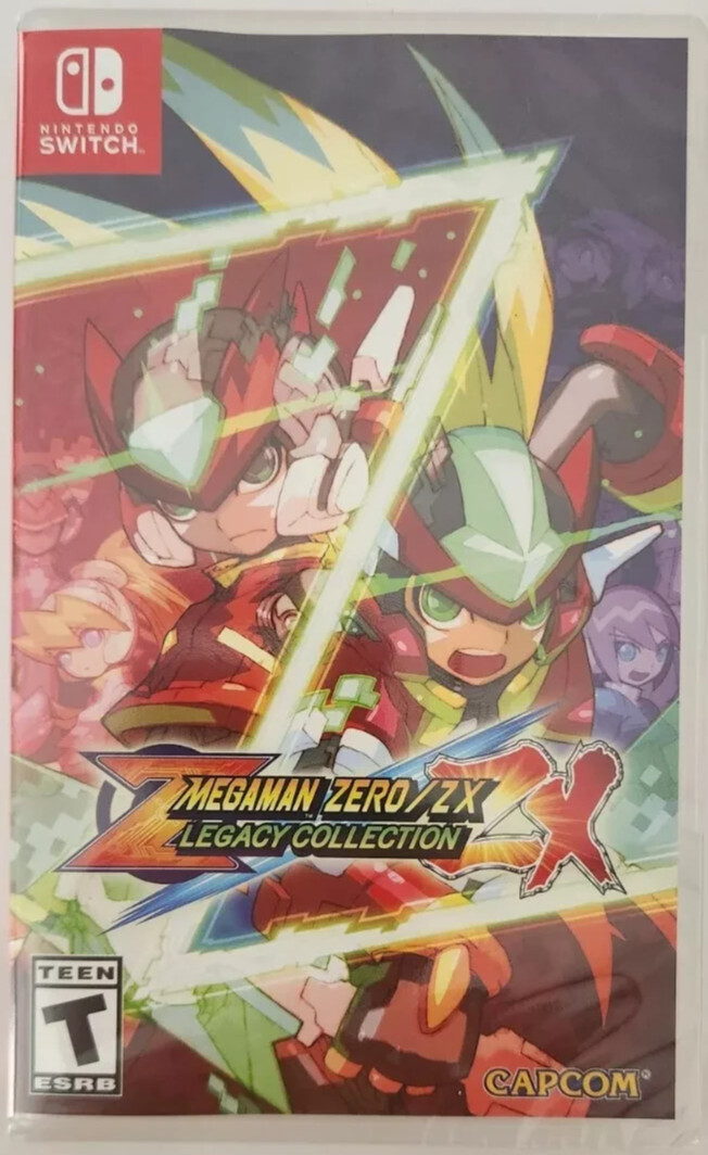 Mega Man X 1 + 2 + Zero/ZX Legacy Collection Switch Brand New Game Bundle