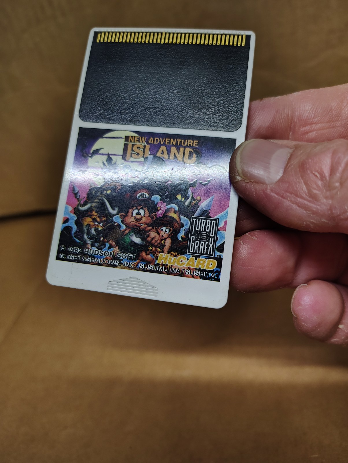 New Adventure Island Turbo Grafx-16 TG16 HuCard Only