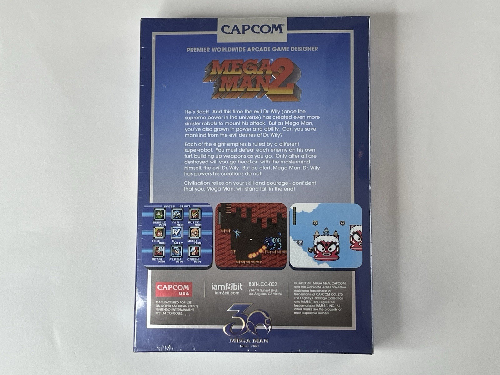 MEGA MAN 2 IAM8BIT LEGACY CARTRIDGE – NES SEALED
