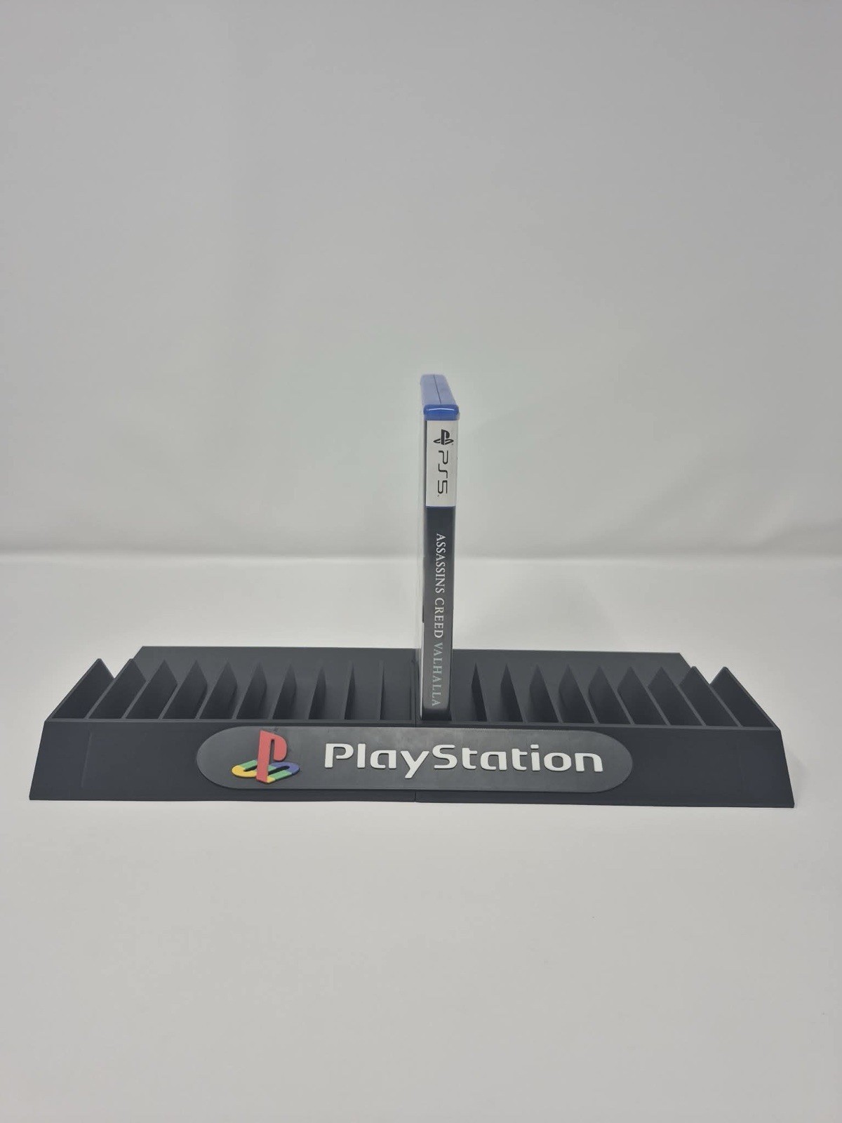Sony PlayStation Ps2 Ps3 Ps4 Ps5 Game Holder Stand – Holds 10 Games, Black