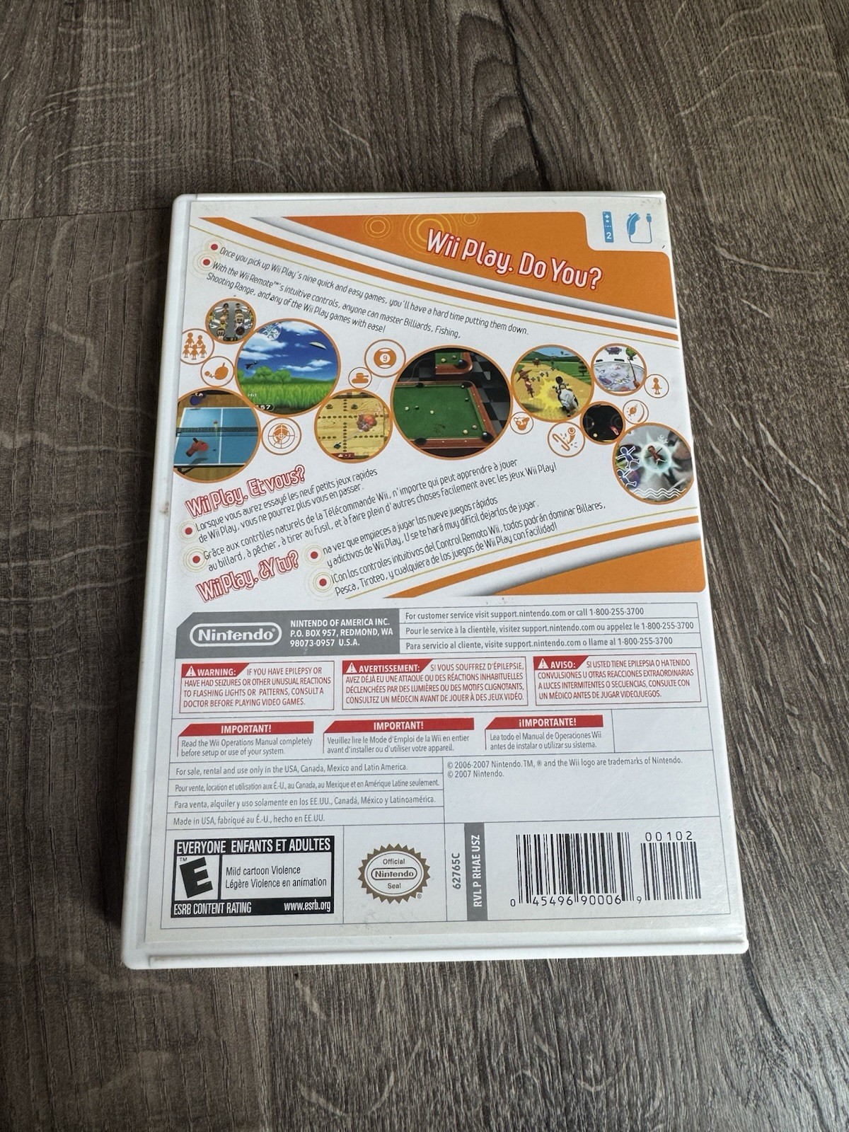 Wii Play Nintendo Game CIB Complete Tested Works