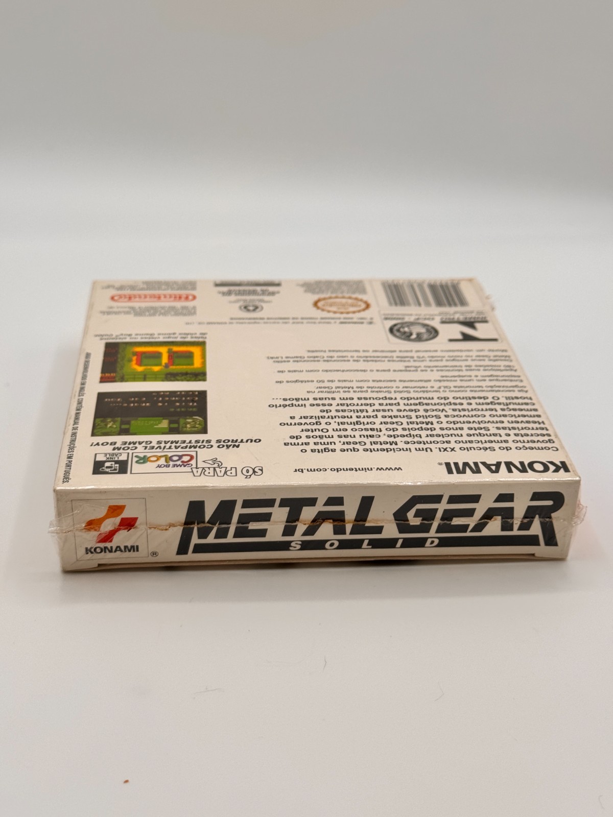 Metal Gear Solid Game Boy Color Gradiente Playtronic Brazil Version Brand New