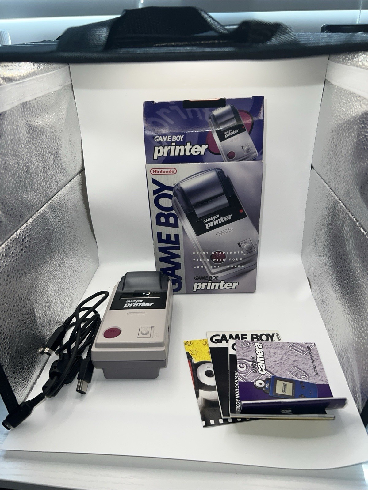 Nintendo GAME BOY Printer – CIB – 3x Sealed Paper Rolls – NEAR MINT, TESTED