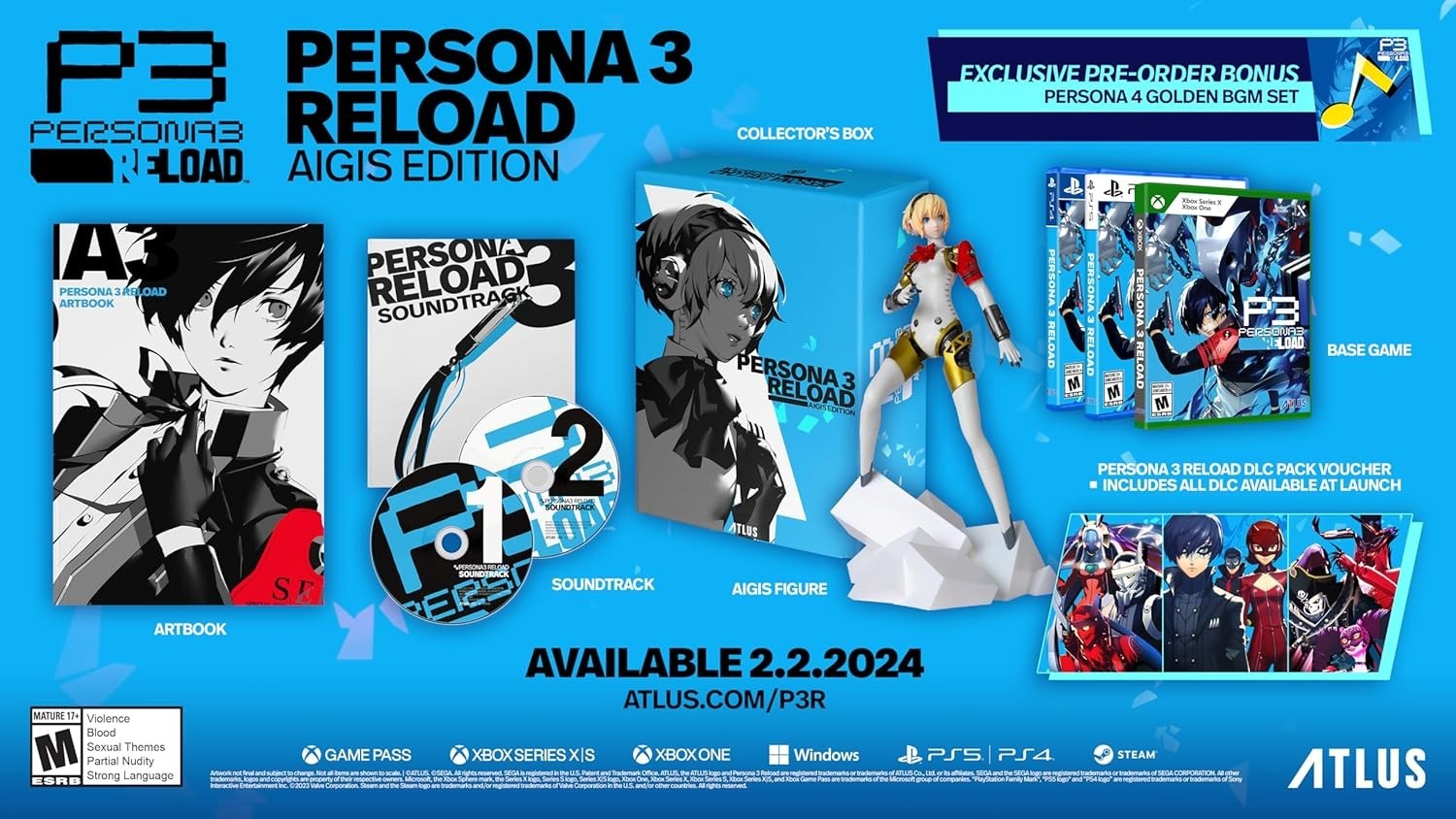 Persona 3 Reload Collector’s Edition – Playstation 5 – Brand New