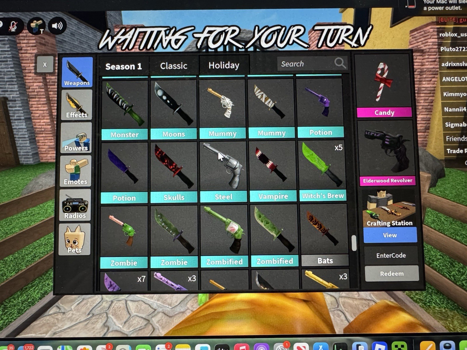 Roblox MM2 Murder Mystery 2 Items, COLLECTIBLES and GODLIES