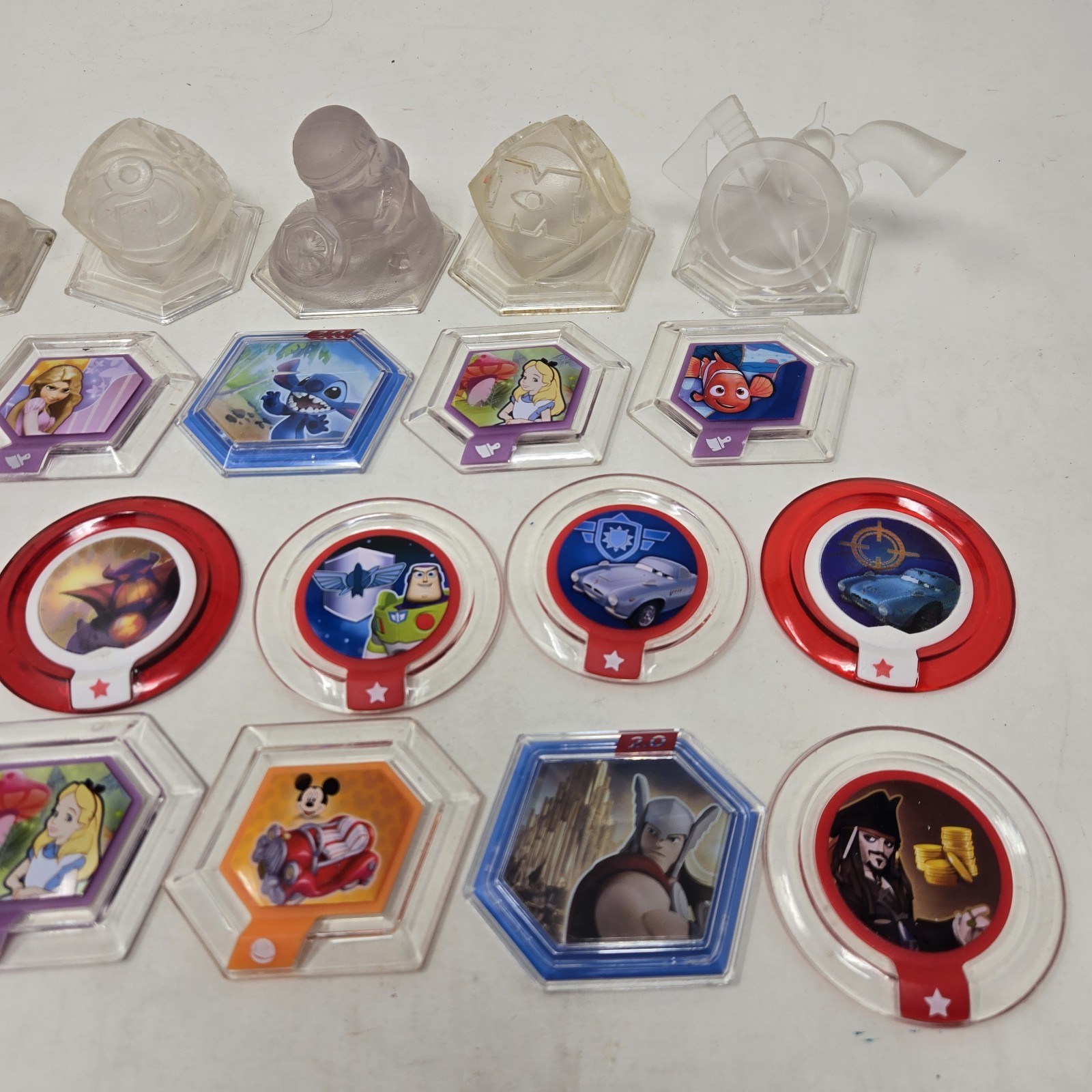 Disney Infinity Power Disc Bundle Lot Of 23 Pieces