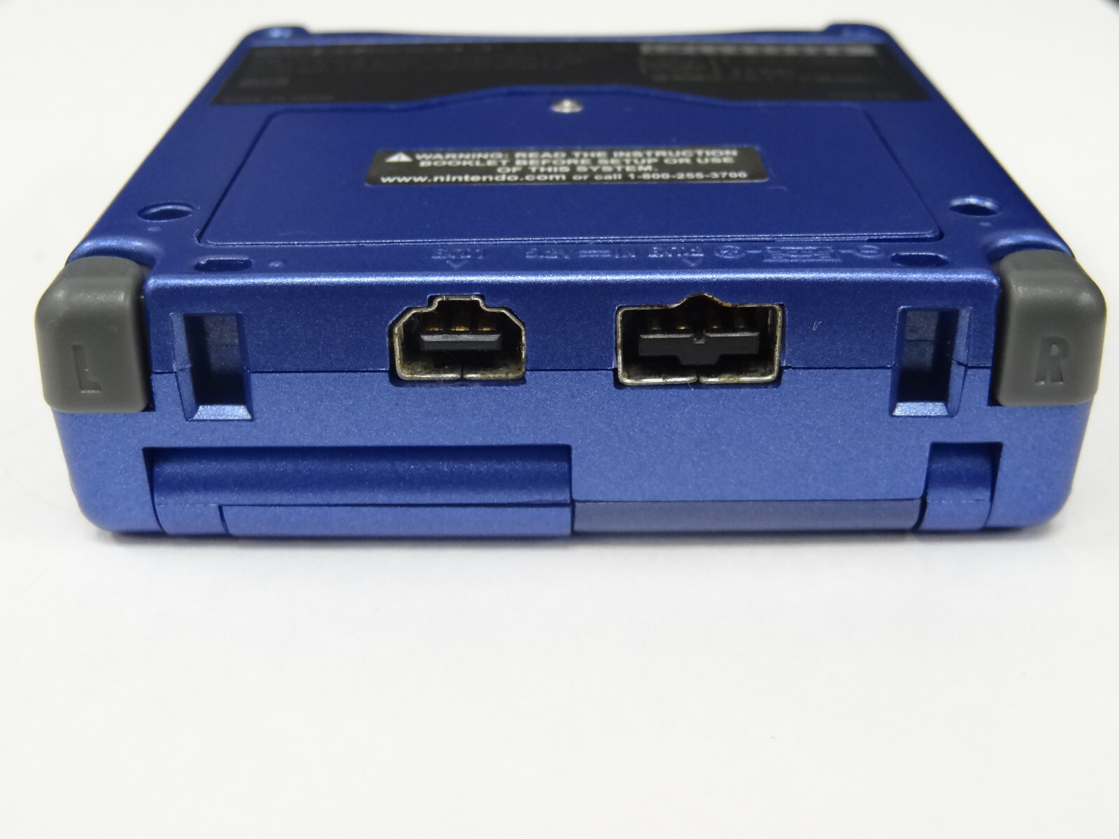 Cobalt Blue Nintendo Game Boy Advance SP AGS-001 Includes Charger Tested/Working